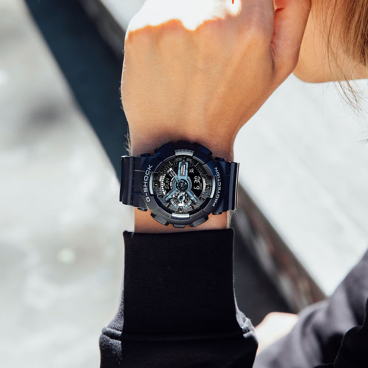 Casio G-Shock GA-110-1B Herrenuhr, Schwarz