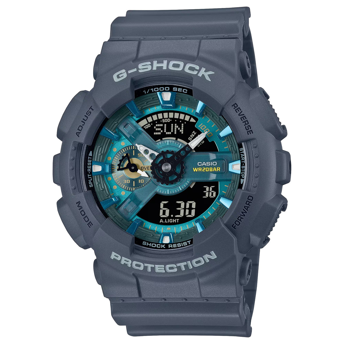 Casio G-Shock GA-110AS-2A Herrenuhr Grau