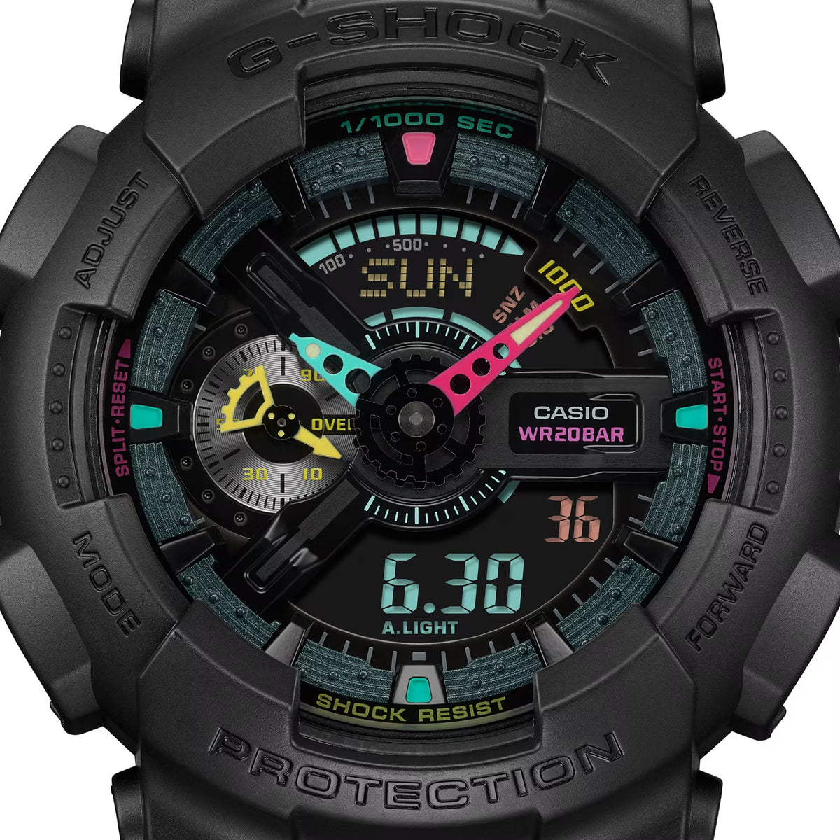 Casio G-Shock GA-110MF-1A Herrenuhr Schwarz
