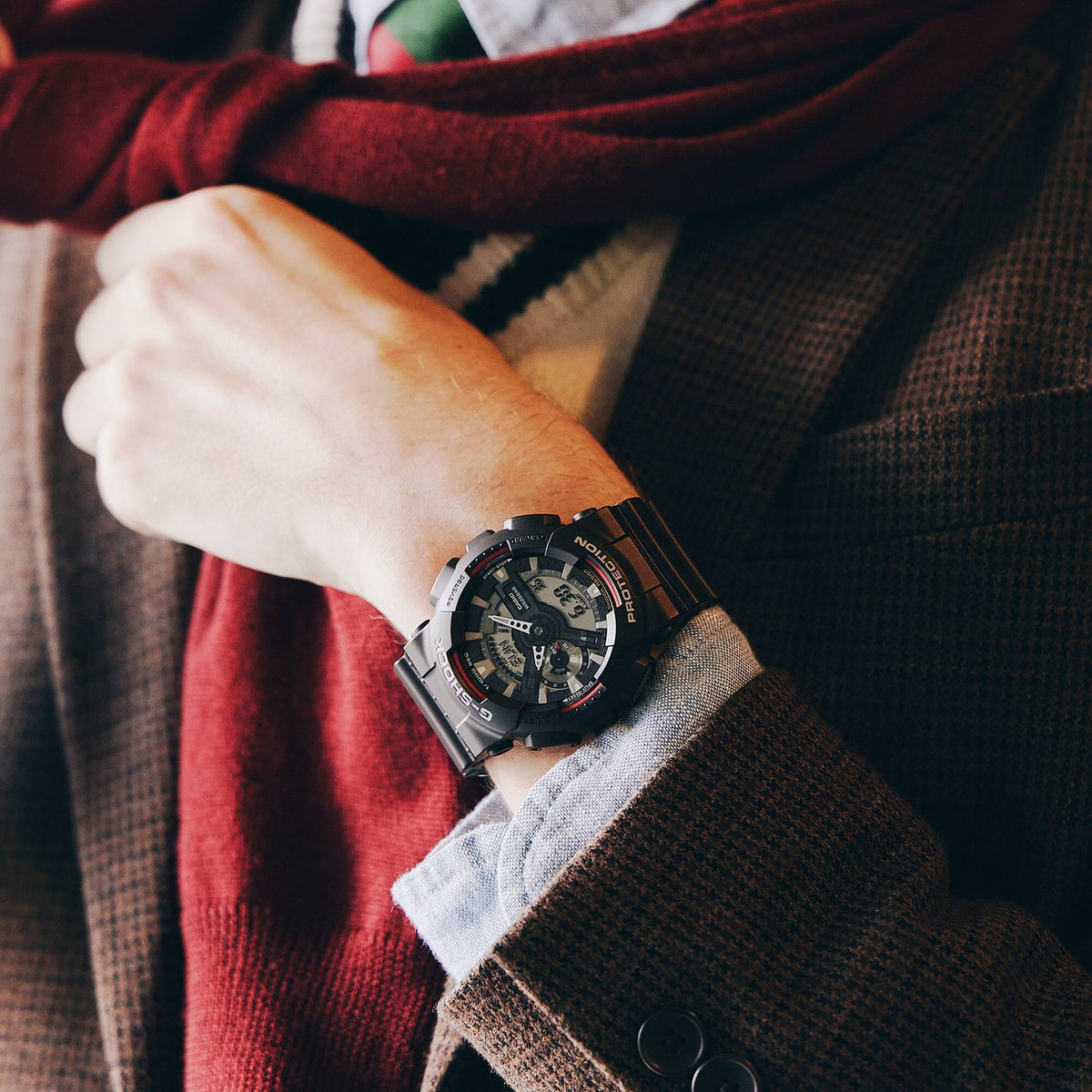 Casio G-Shock GA-110RL-1A Herrenuhr Schwarz