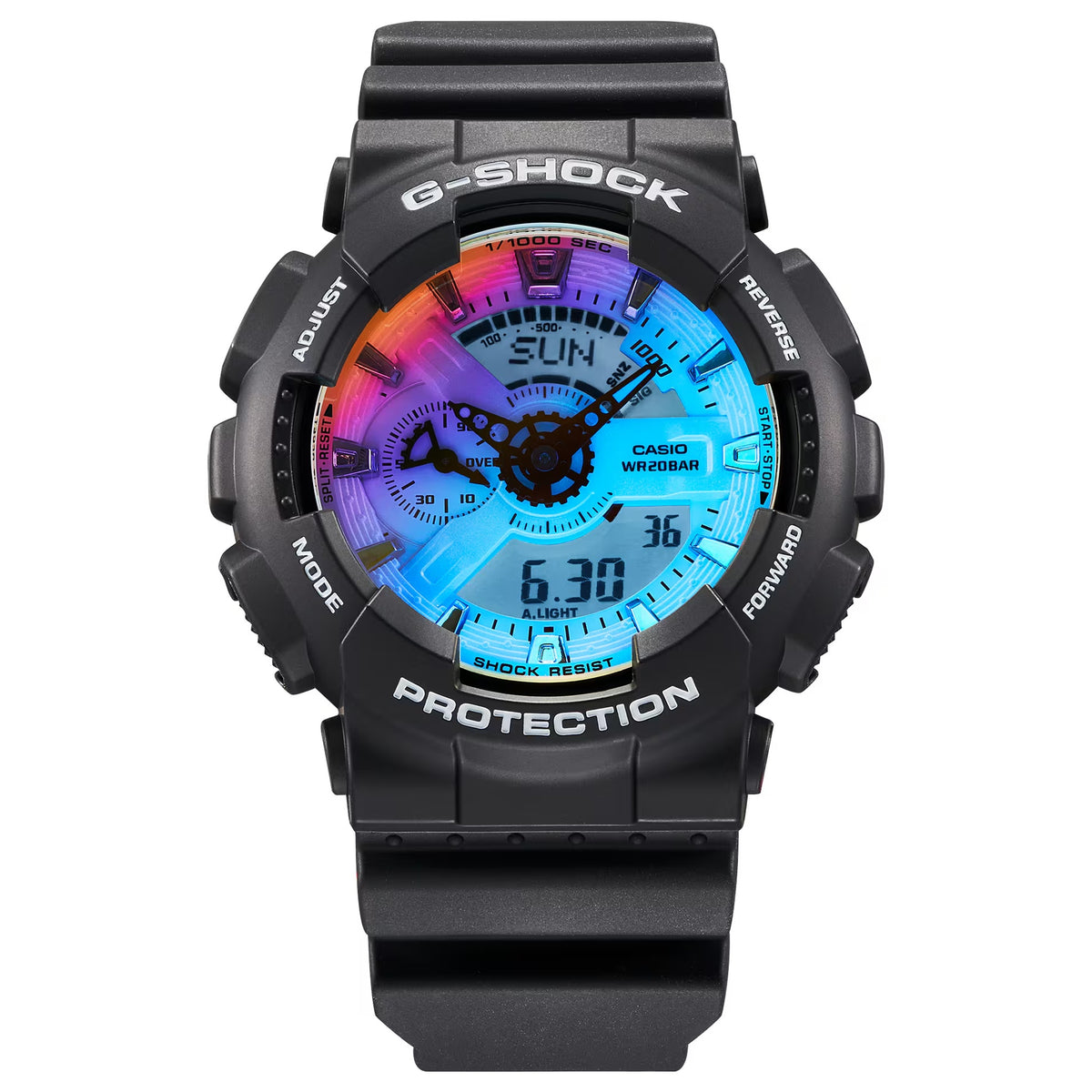 Montre Casio G-Shock GA-110SR-1A Homme Noir Multicolore