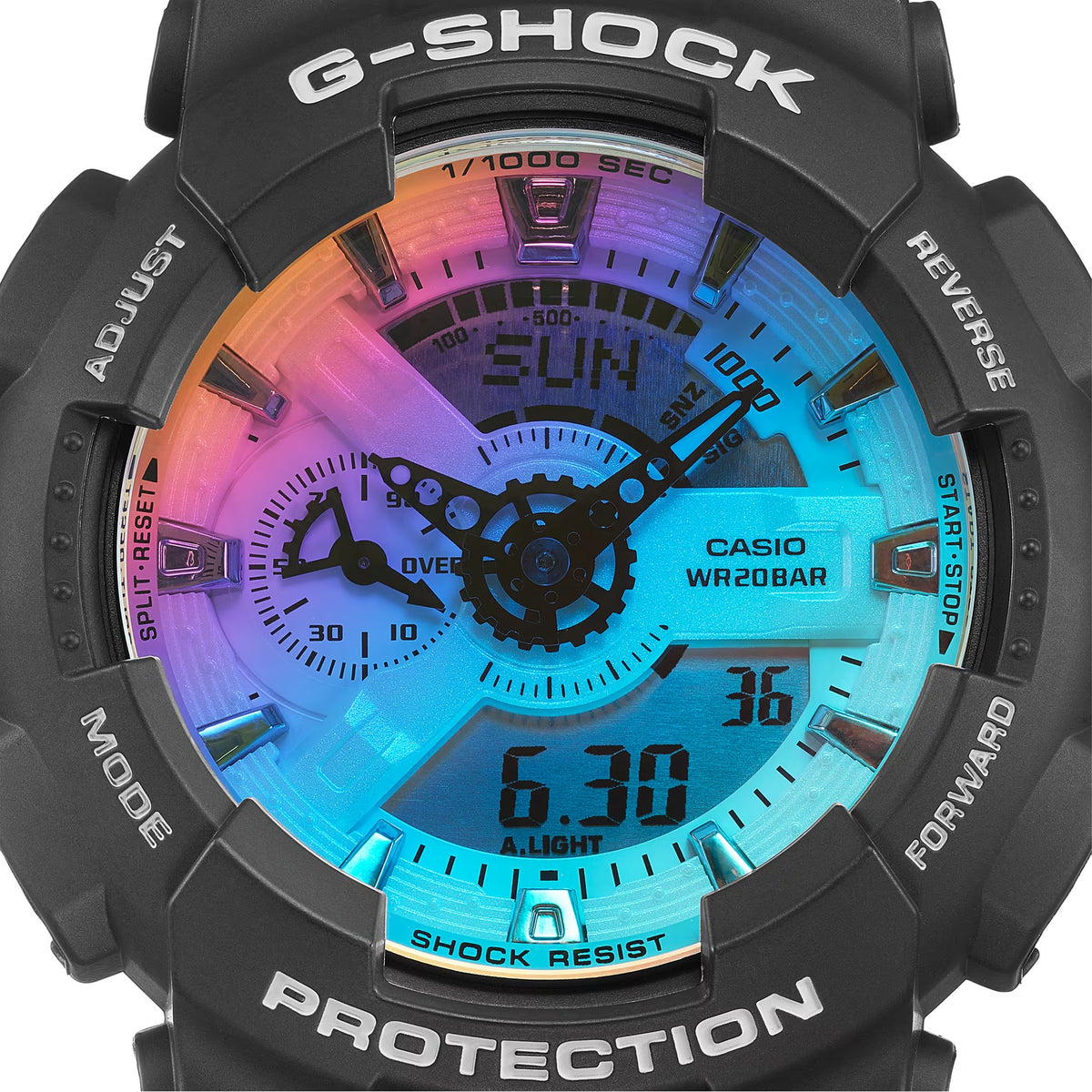 Montre Casio G-Shock GA-110SR-1A Homme Noir Multicolore