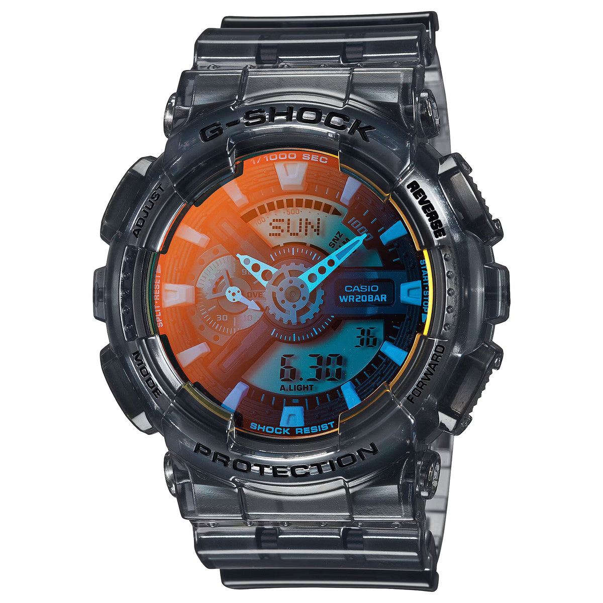 Casio G-Shock GA-110TLS-8A Herrenuhr Transparent Grau