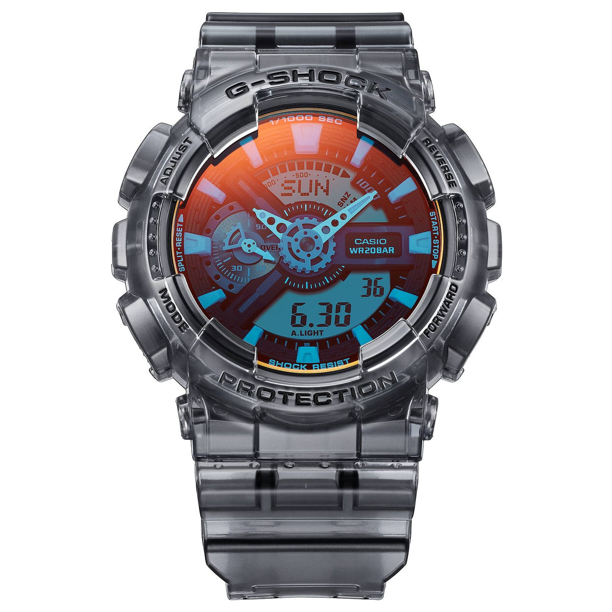Casio G-Shock GA-110TLS-8A Herrenuhr Transparent Grau