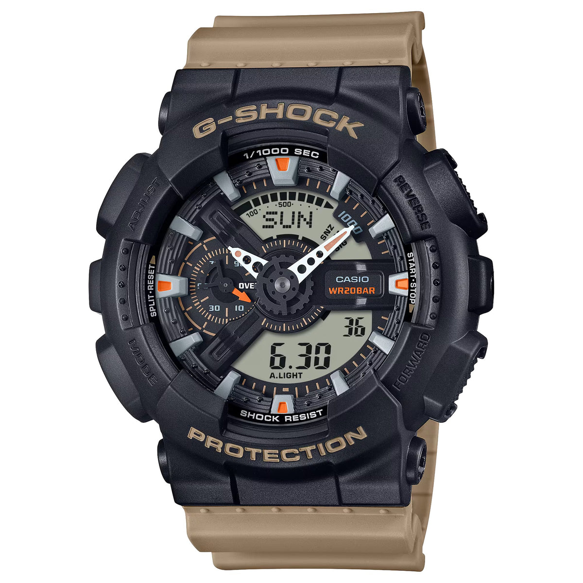 Casio G-Shock GA-110TU-1A5 Herrenuhr Schwarz Braun