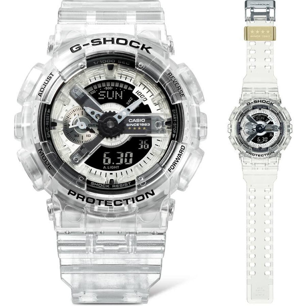 Casio G-Shock GA-114RX-7A Herrenuhr Transparent