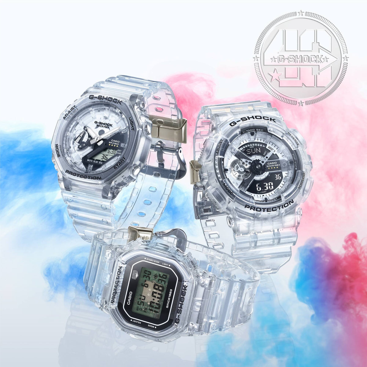 Casio G-Shock GA-114RX-7A Herrenuhr Transparent