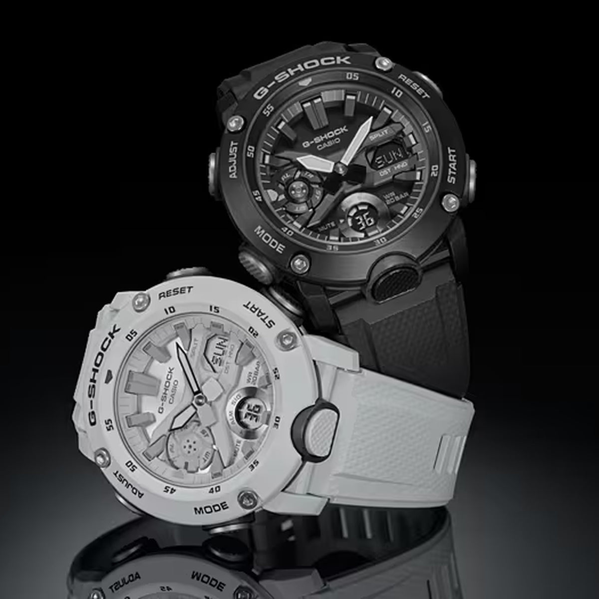 Casio G-Shock GA-2000S-7A Herrenuhr Weiß