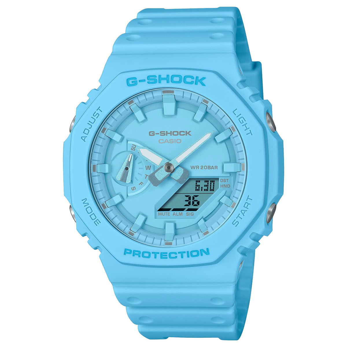Casio G-Shock GA-2100-2A2 Herrenuhr Blau