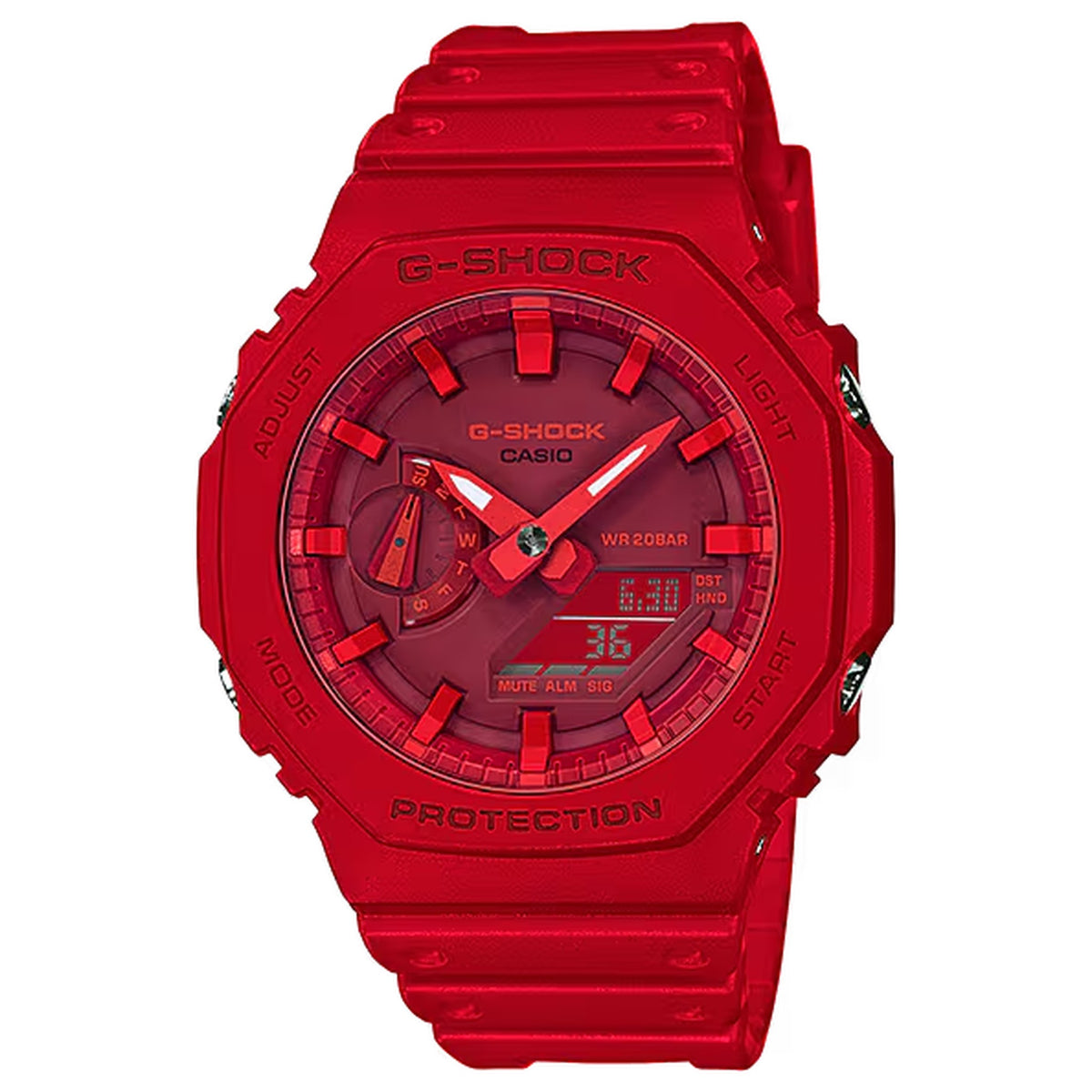 Montre Casio G-Shock GA-2100-4A Homme Rouge