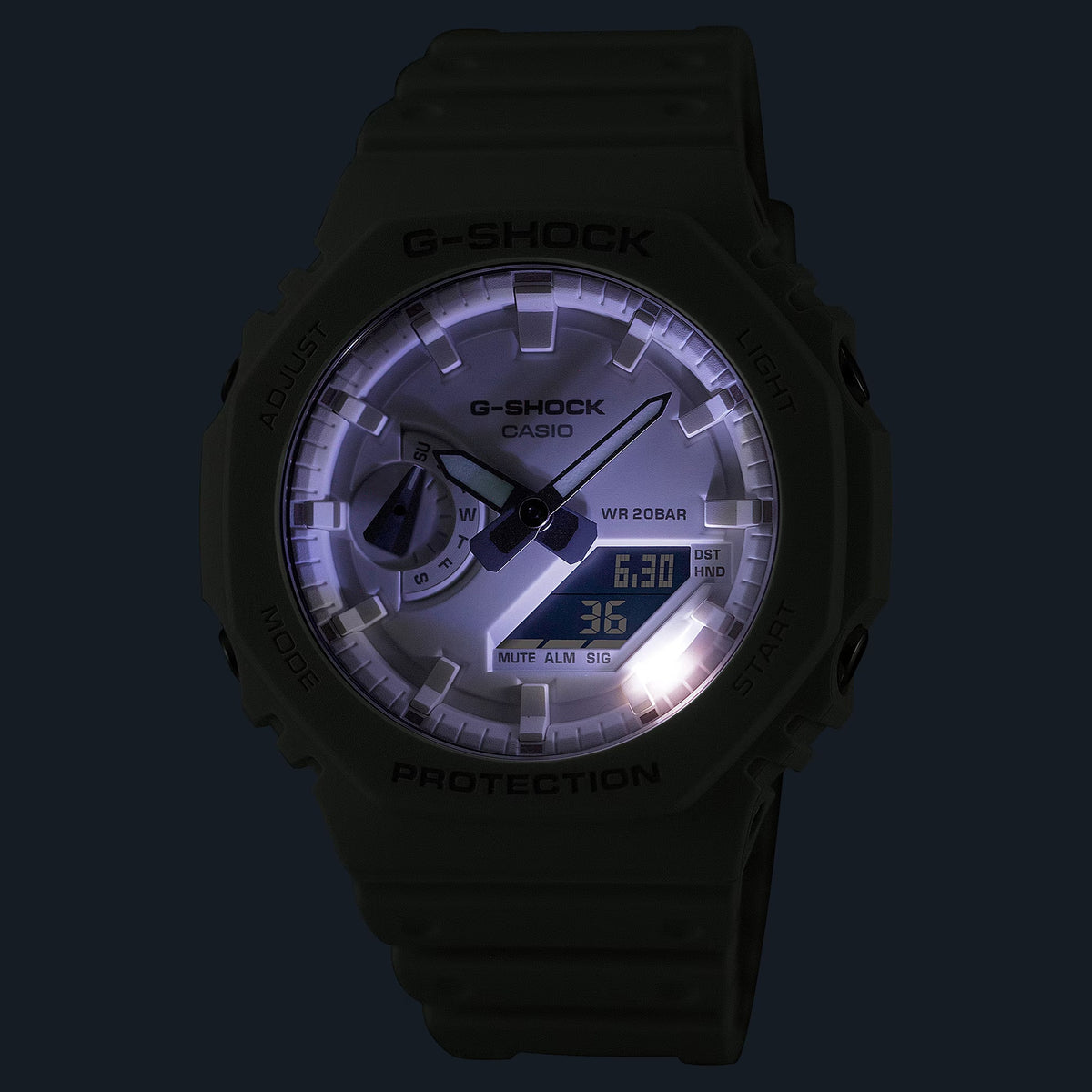 Casio G-Shock GA-2100-7A7 Men's Watch White