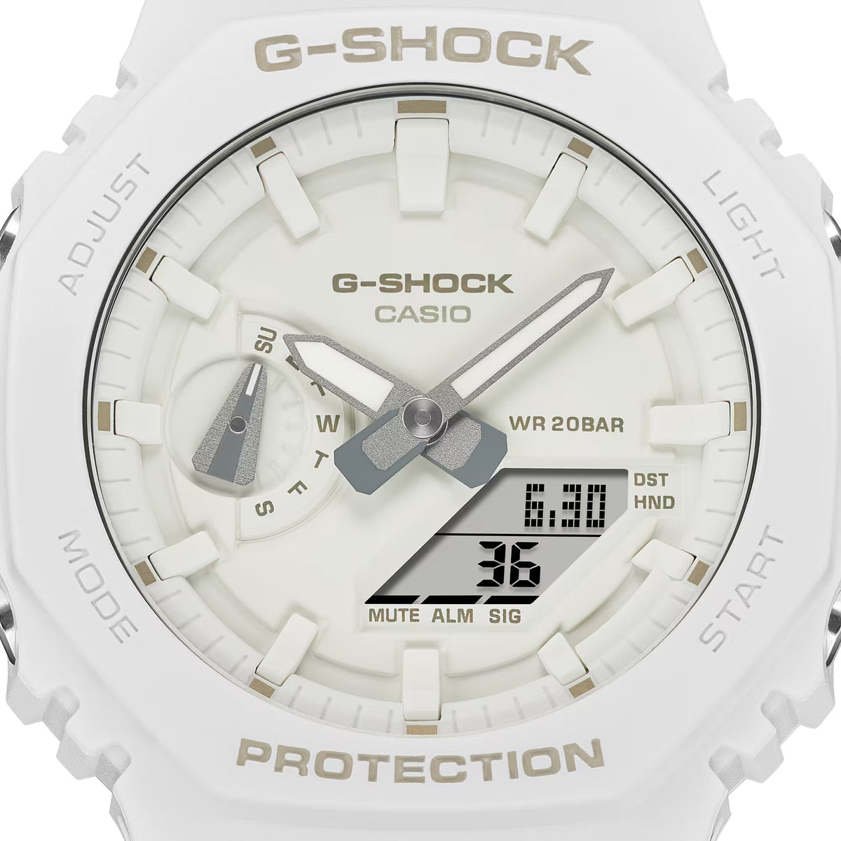 Casio G-Shock GA-2100-7A7 Men's Watch White