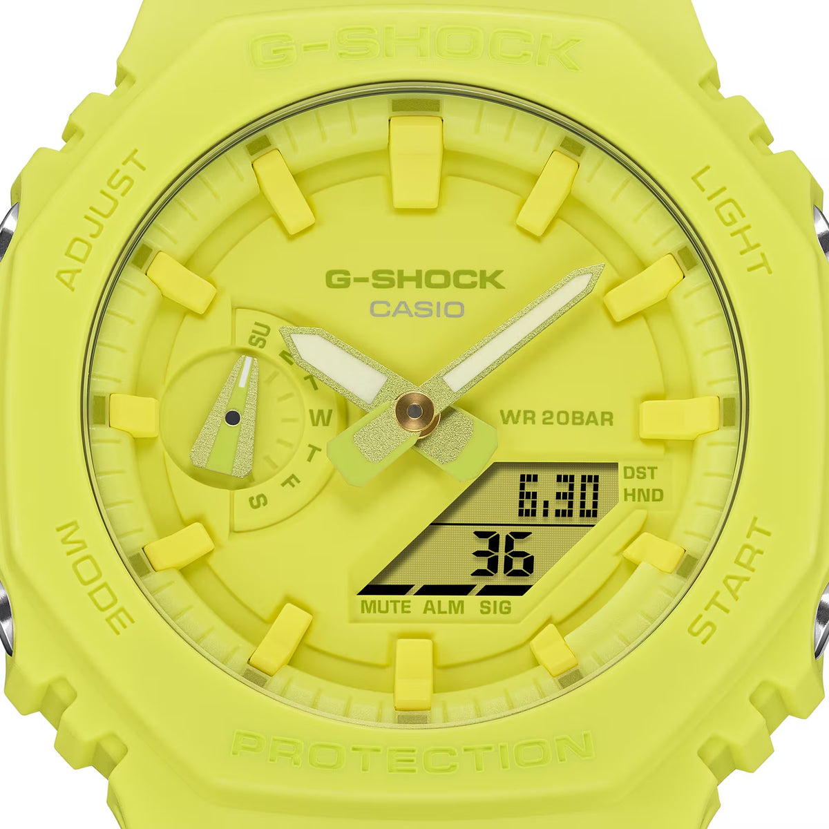 Casio G-Shock GA-2100-9A9 Herrenuhr Grün