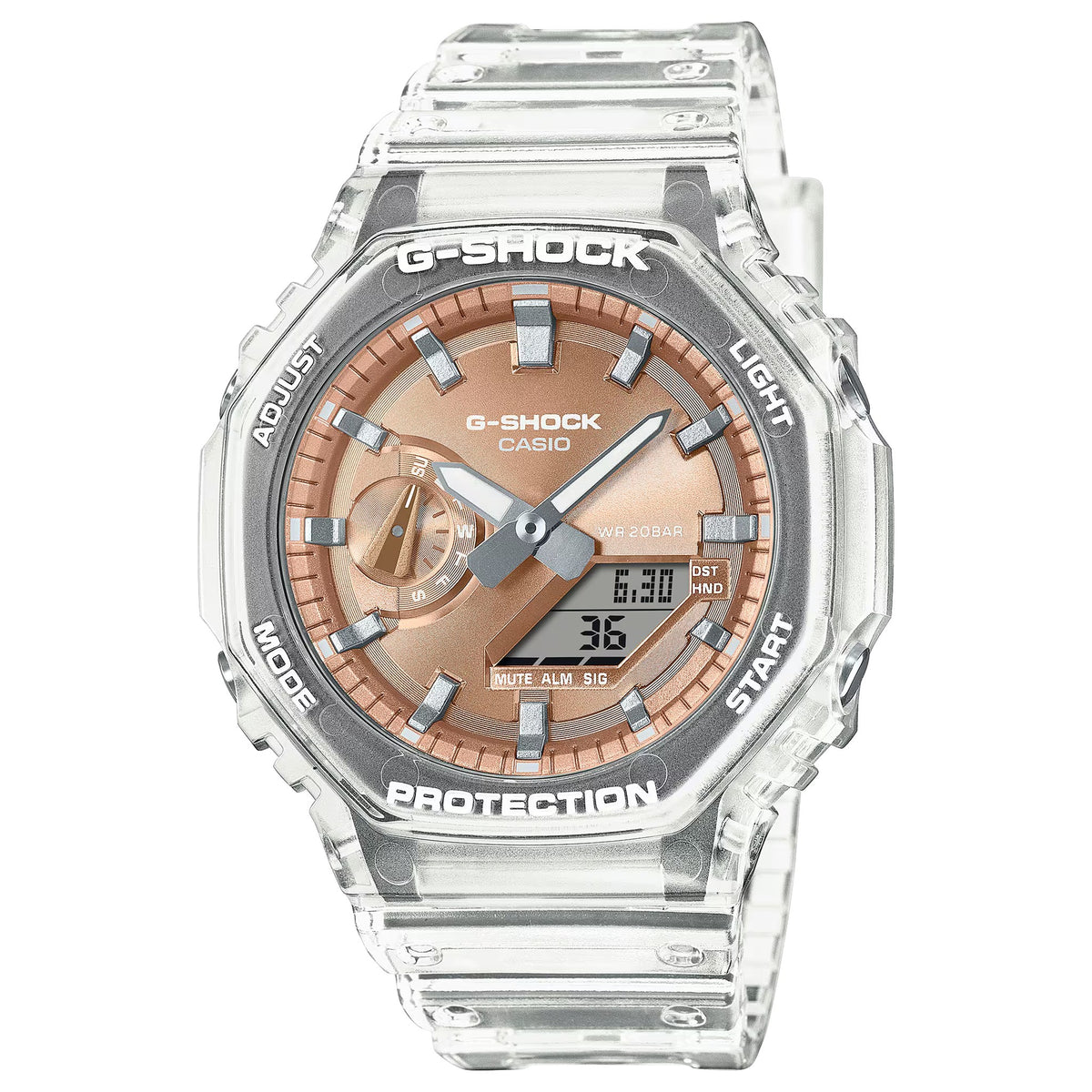 Casio G-Shock GA-2100BM-7A5 Men's Transparent Bronze Watch