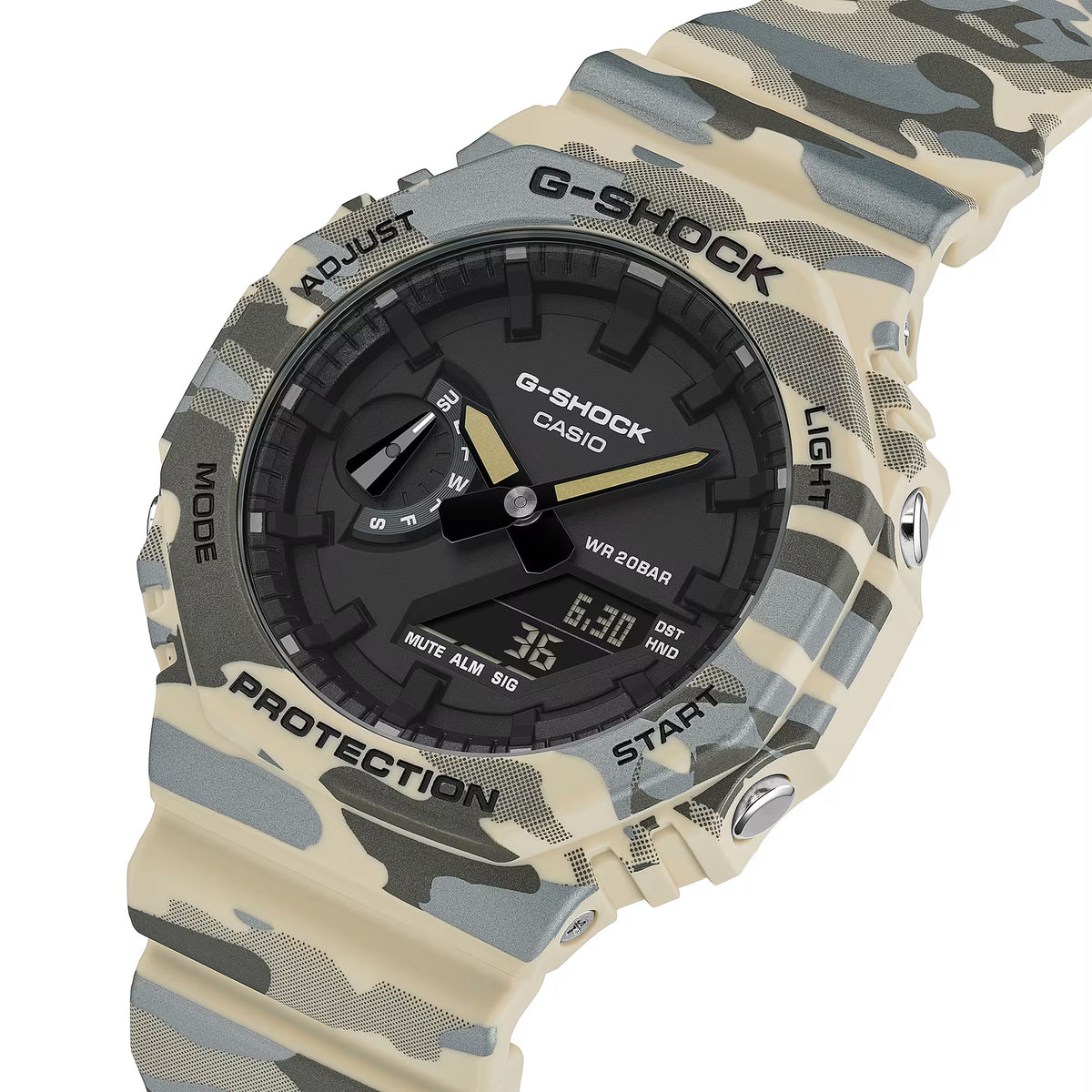 Casio G-Shock GA-2100CM-5A Herrenuhr Camouflage