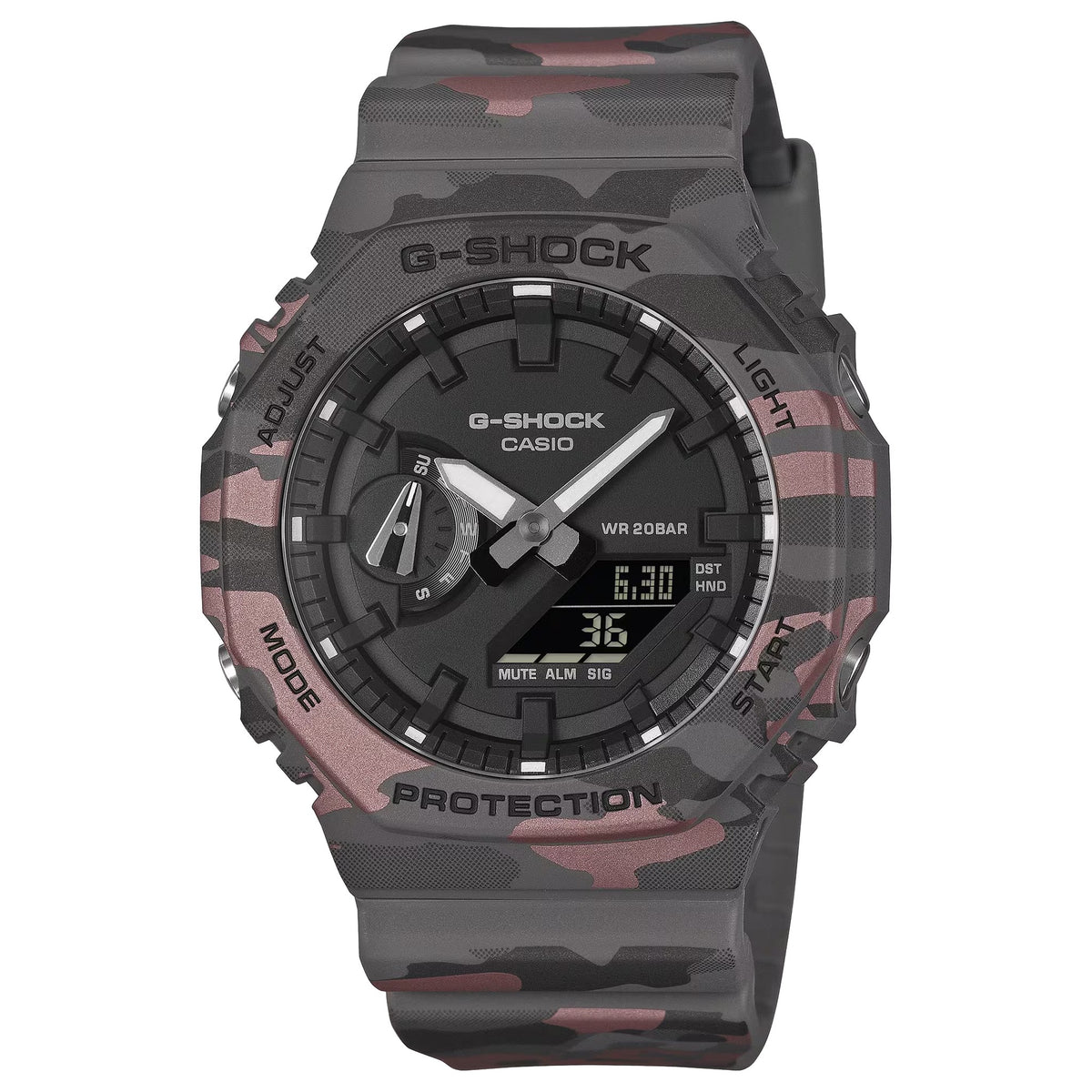 Casio G-Shock GA-2100CM-8A Herrenuhr Camouflage