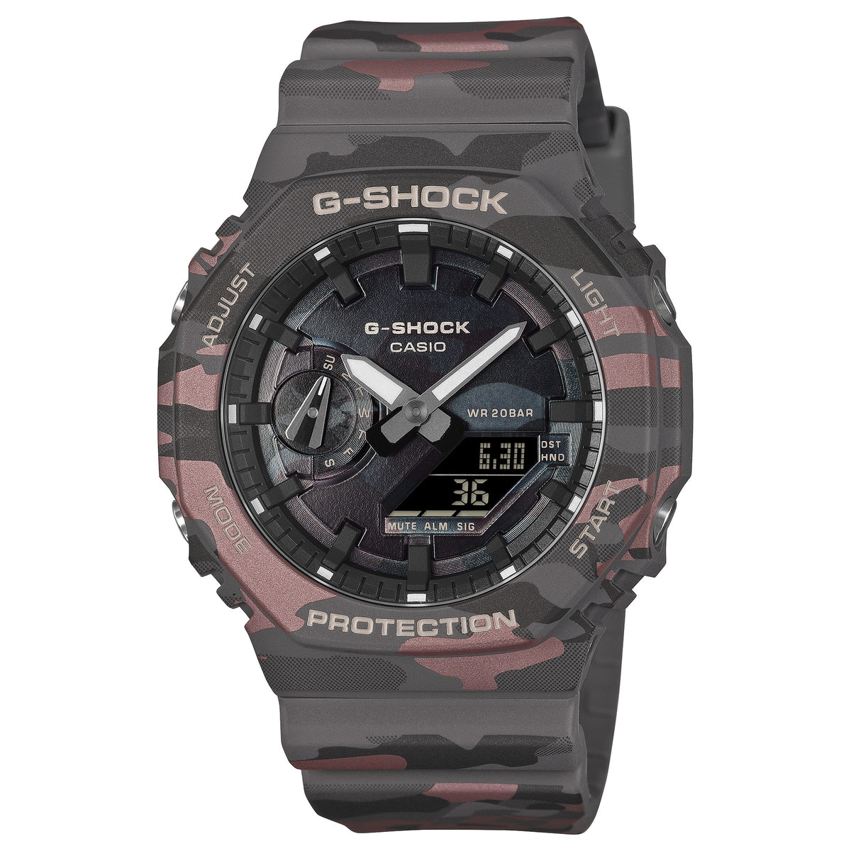 Casio G-Shock GA-2100CMD-8A Herrenuhr Camouflage