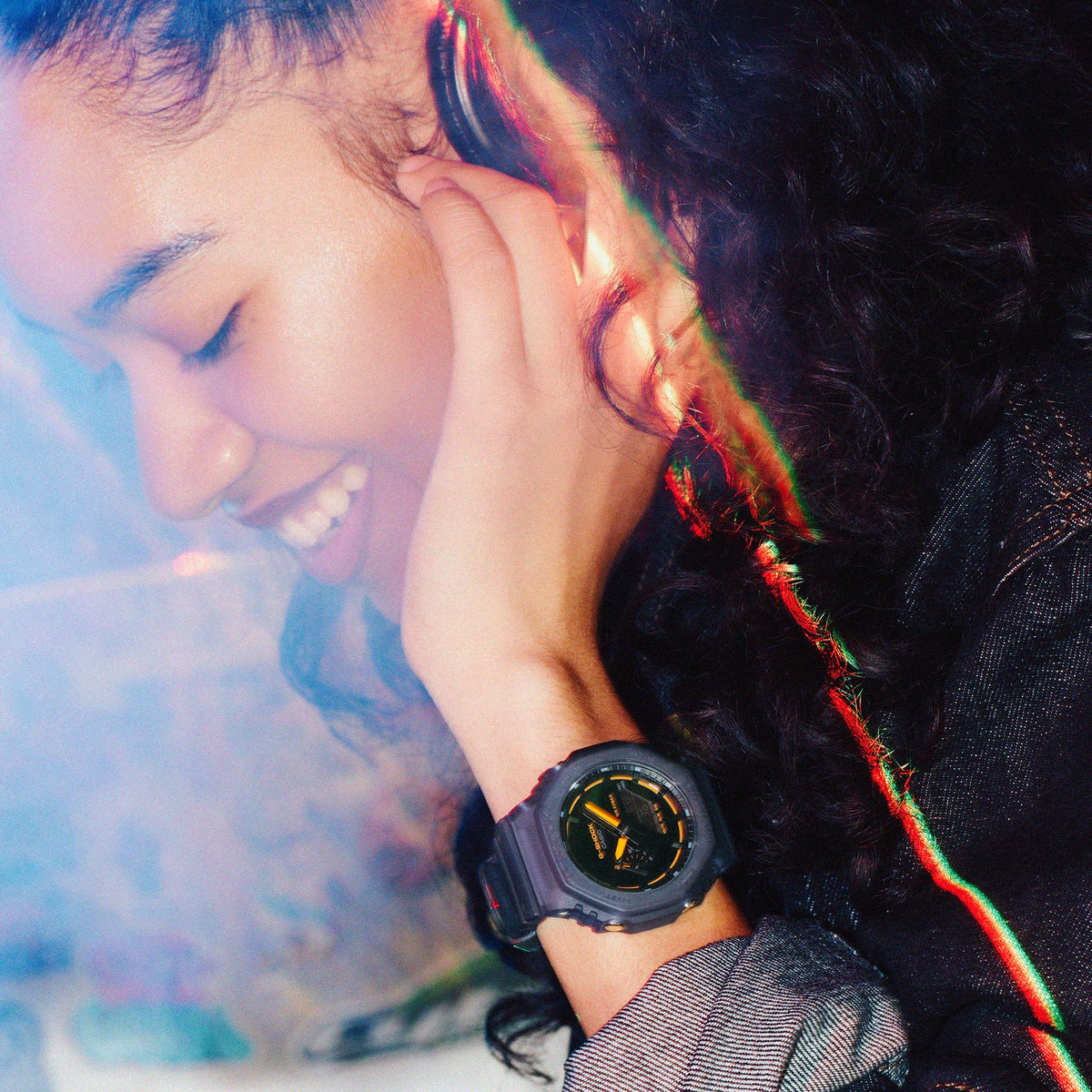 Casio G-Shock GA-2100K-2A Herrenuhr Grau Schwarz Orange