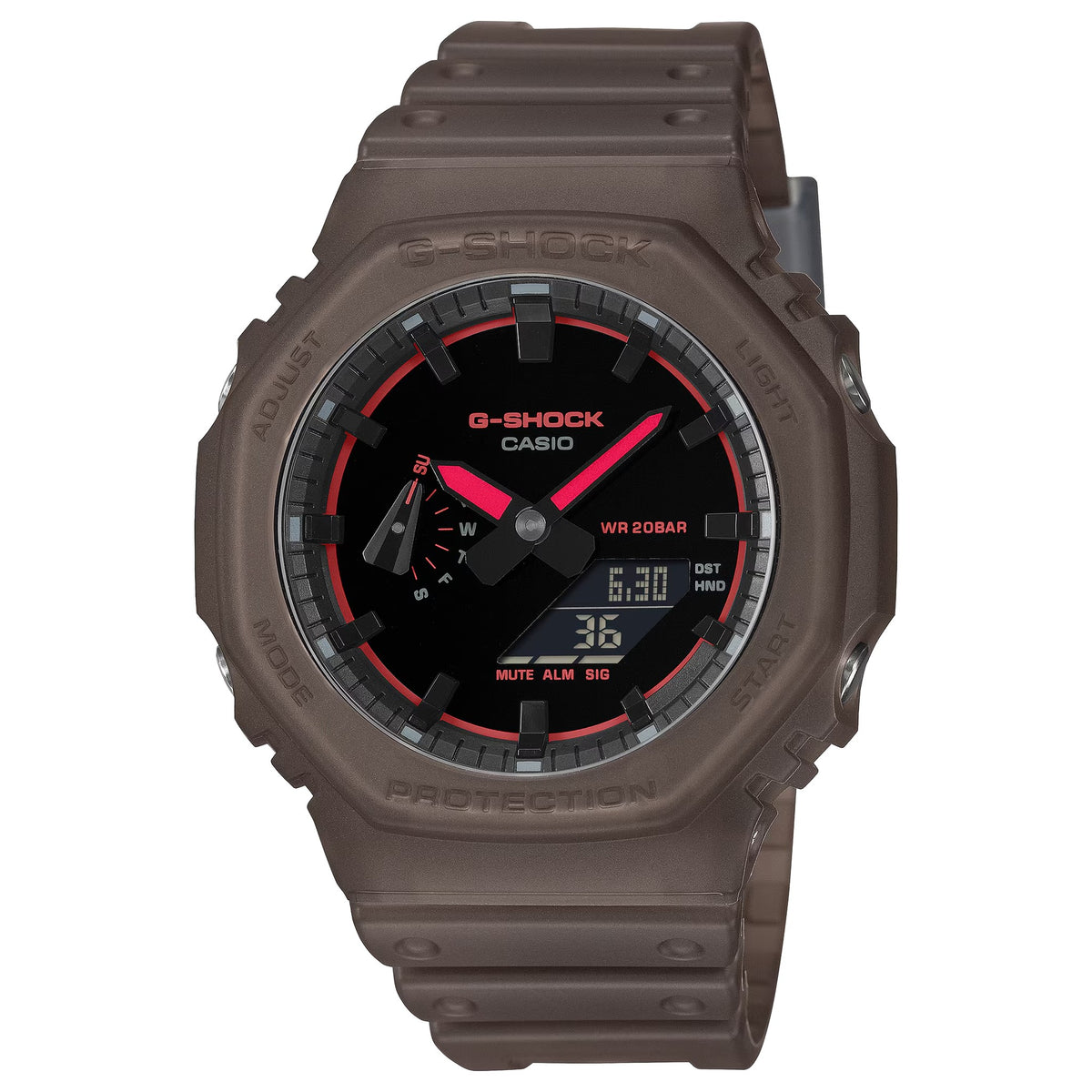 Casio G-Shock GA-2100K-5A Herrenuhr Braun Schwarz