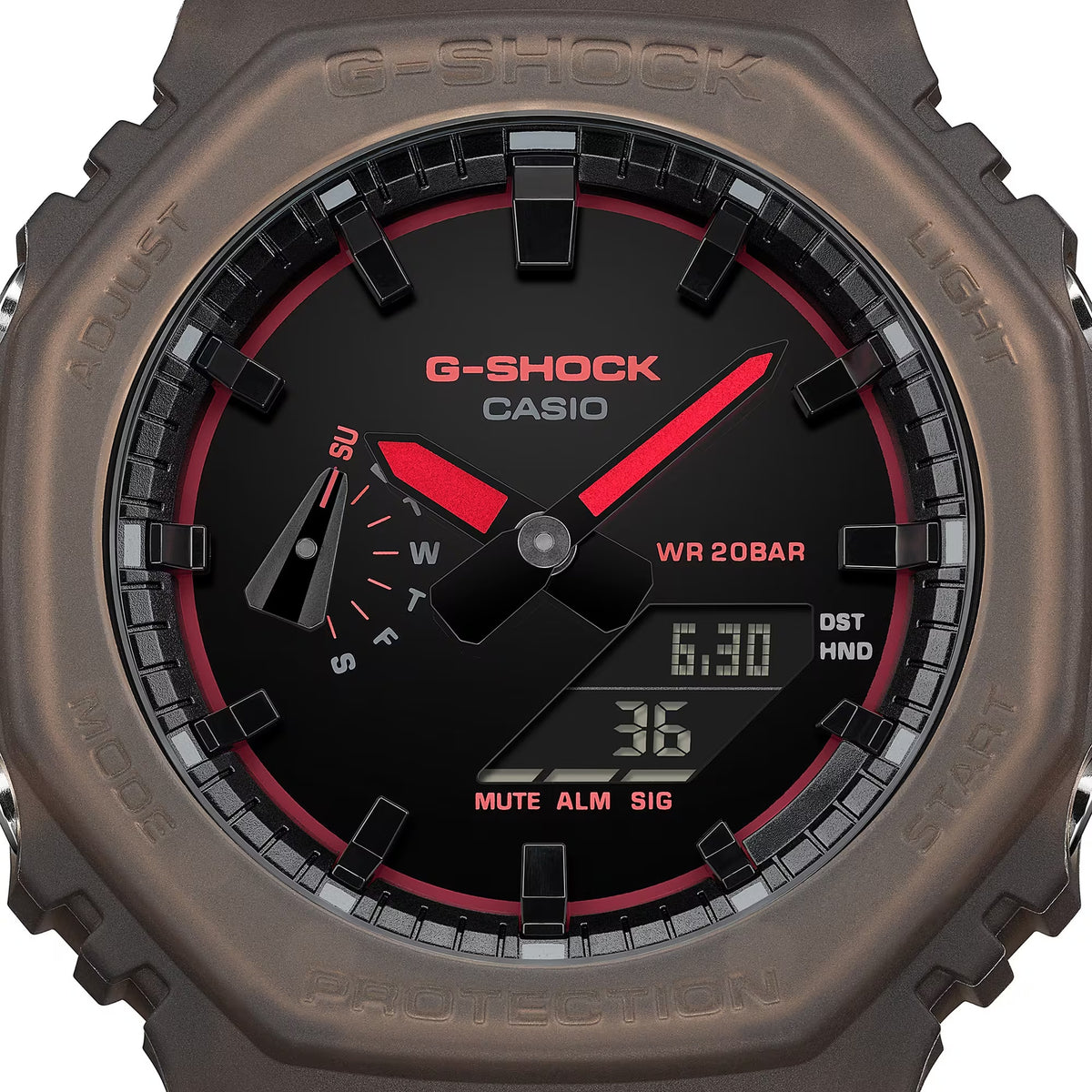 Casio G-Shock GA-2100K-5A Herrenuhr Braun Schwarz