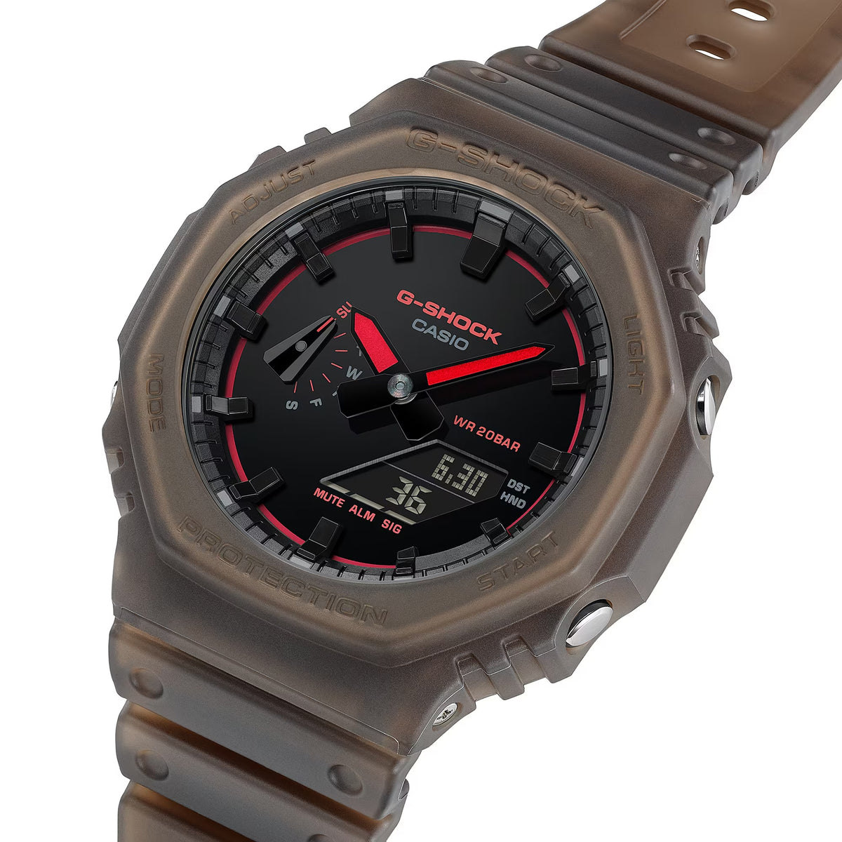 Casio G-Shock GA-2100K-5A Herrenuhr Braun Schwarz