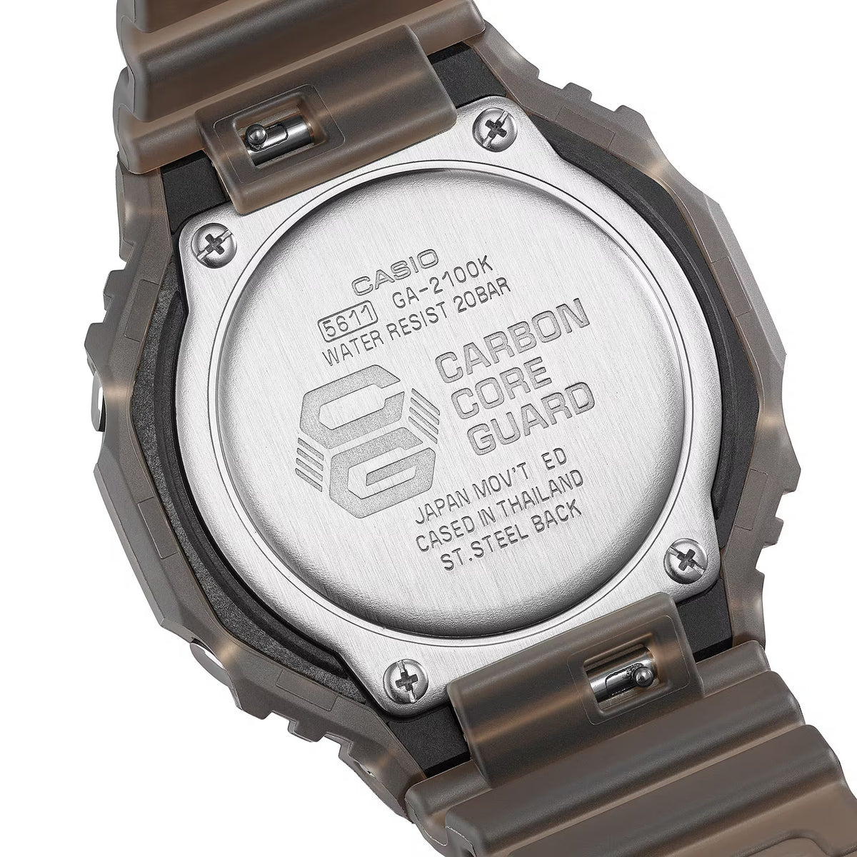 Casio G-Shock GA-2100K-5A Herrenuhr Braun Schwarz
