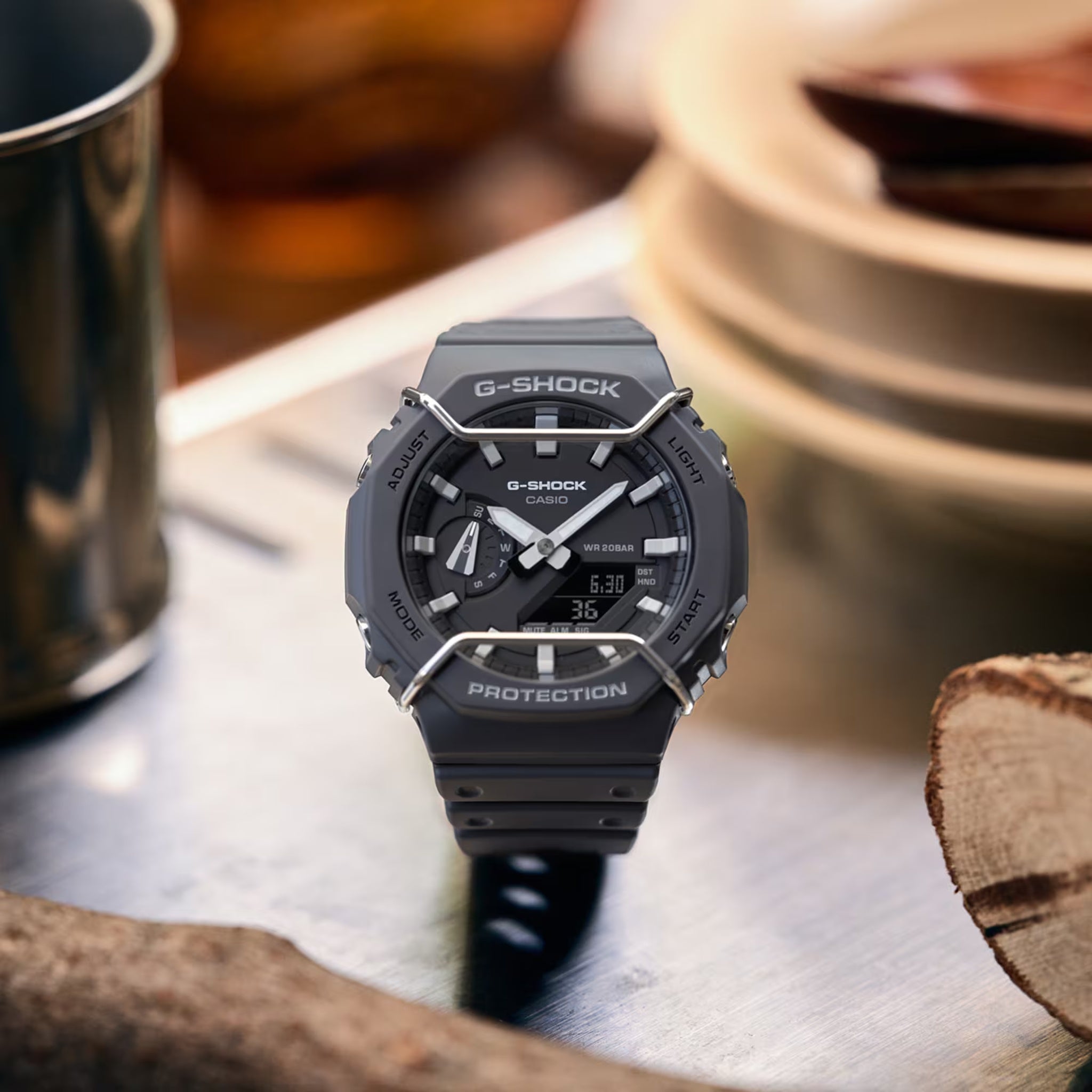 Casio G-Shock GA-2100PTS-8A Herrenuhr Grau