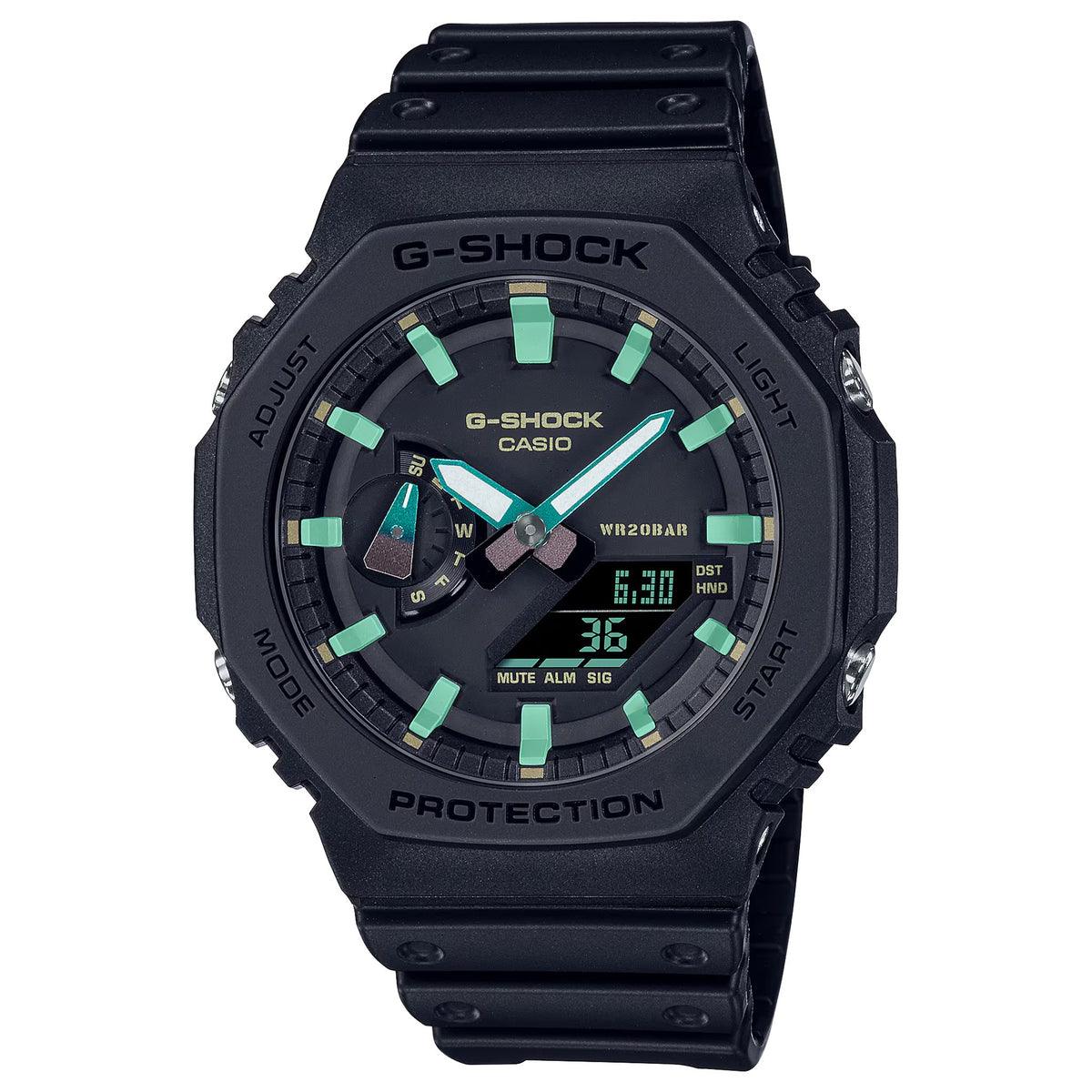 Casio G-Shock GA-2100RC-1A Herrenuhr Schwarz