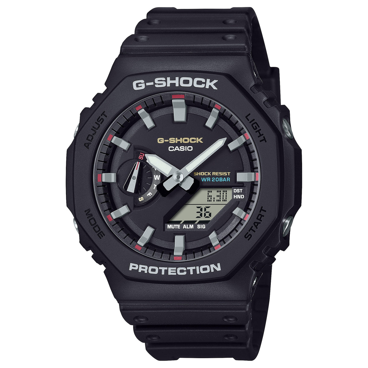 Casio G-Shock GA-2100RL-1A Herrenuhr Schwarz