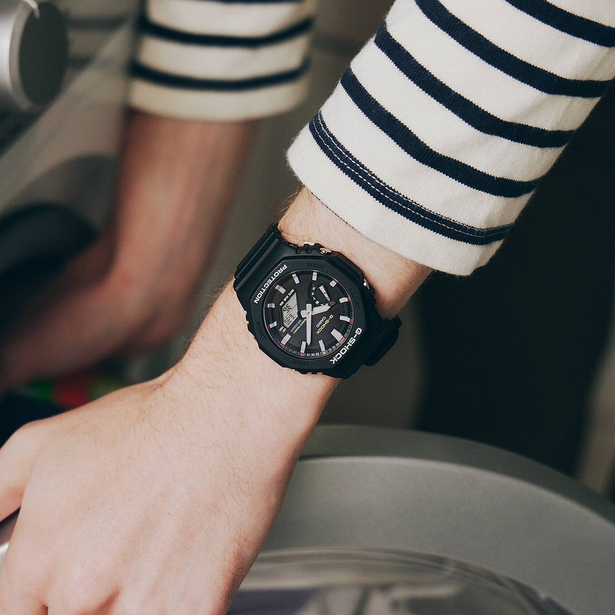 Casio G-Shock GA-2100RL-1A Herrenuhr Schwarz