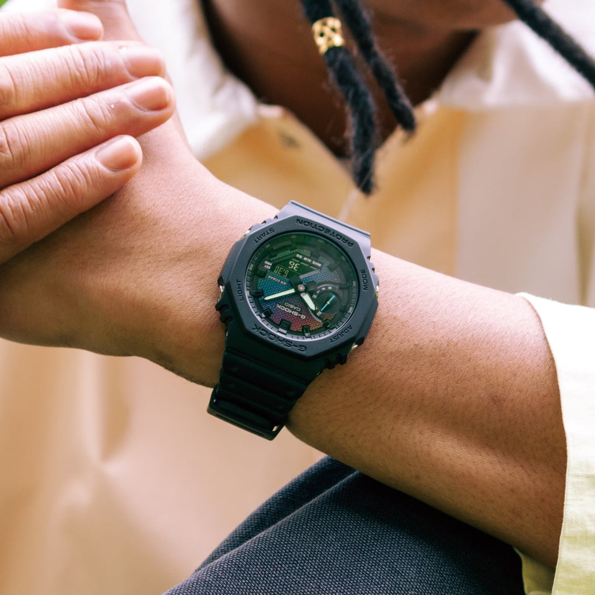 Casio G-Shock GA-2100RW-1A Herrenuhr Schwarz