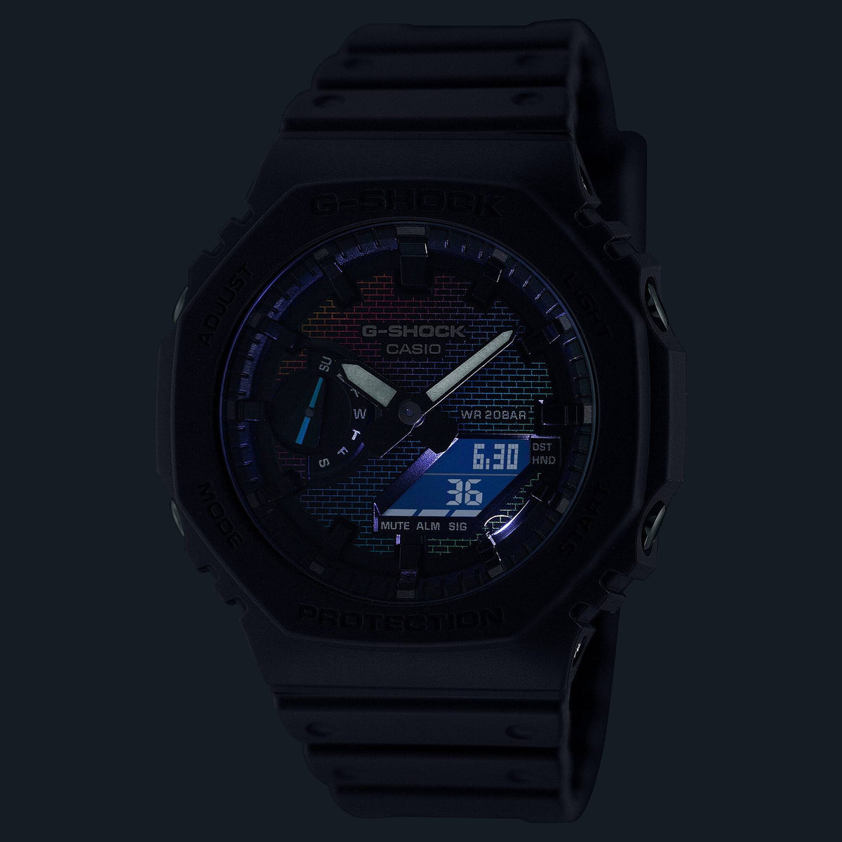 Casio G-Shock GA-2100RW-1A Herrenuhr Schwarz