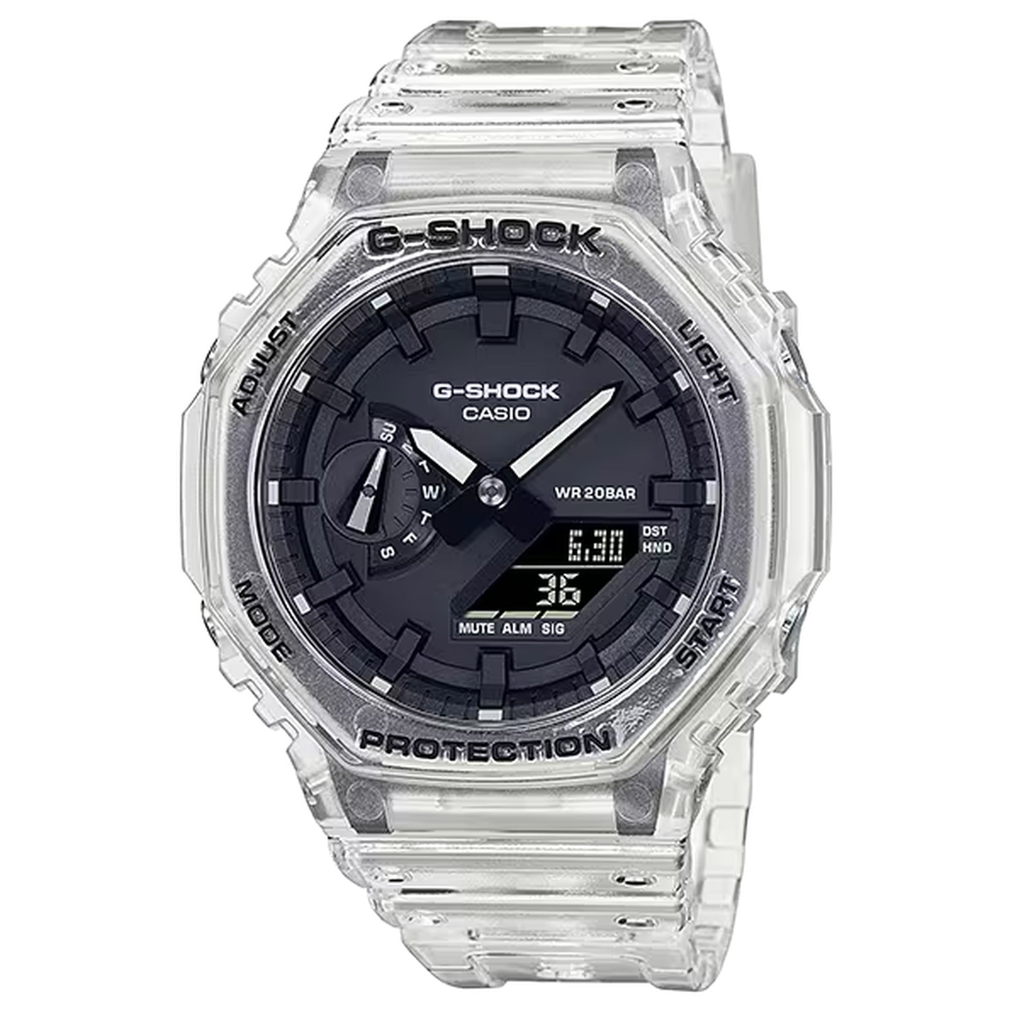 Casio G-Shock GA-2100SKE-7A Men's Transparent Black Watch