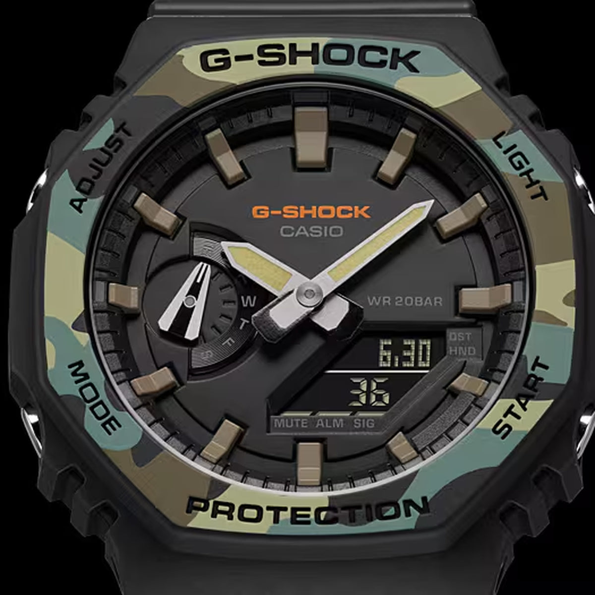 Montre Casio G-Shock GA-2100SU-1A Analogique / Digitale Homme