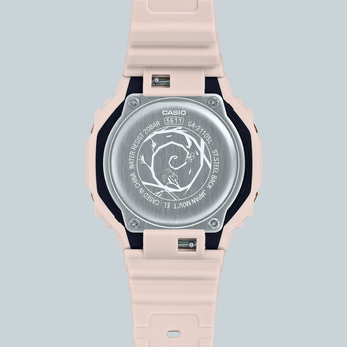 Casio G-Shock GA-2110SL-4A7 Herrenuhr Rosa Weiß