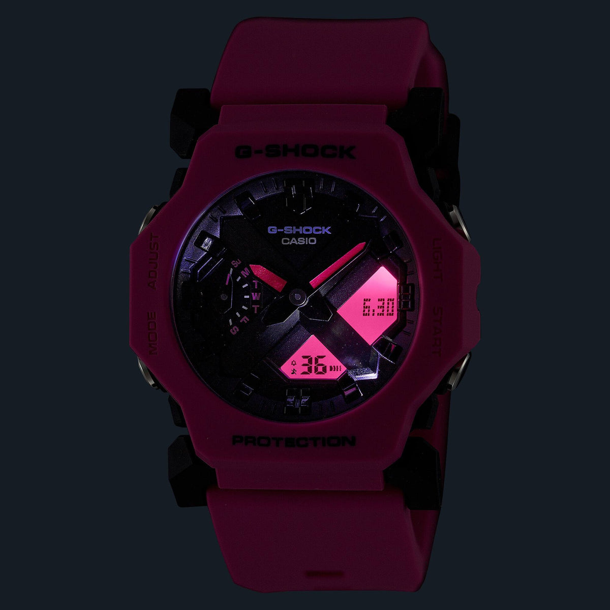 Casio G-Shock GA-2300-4A Herrenuhr Rosa