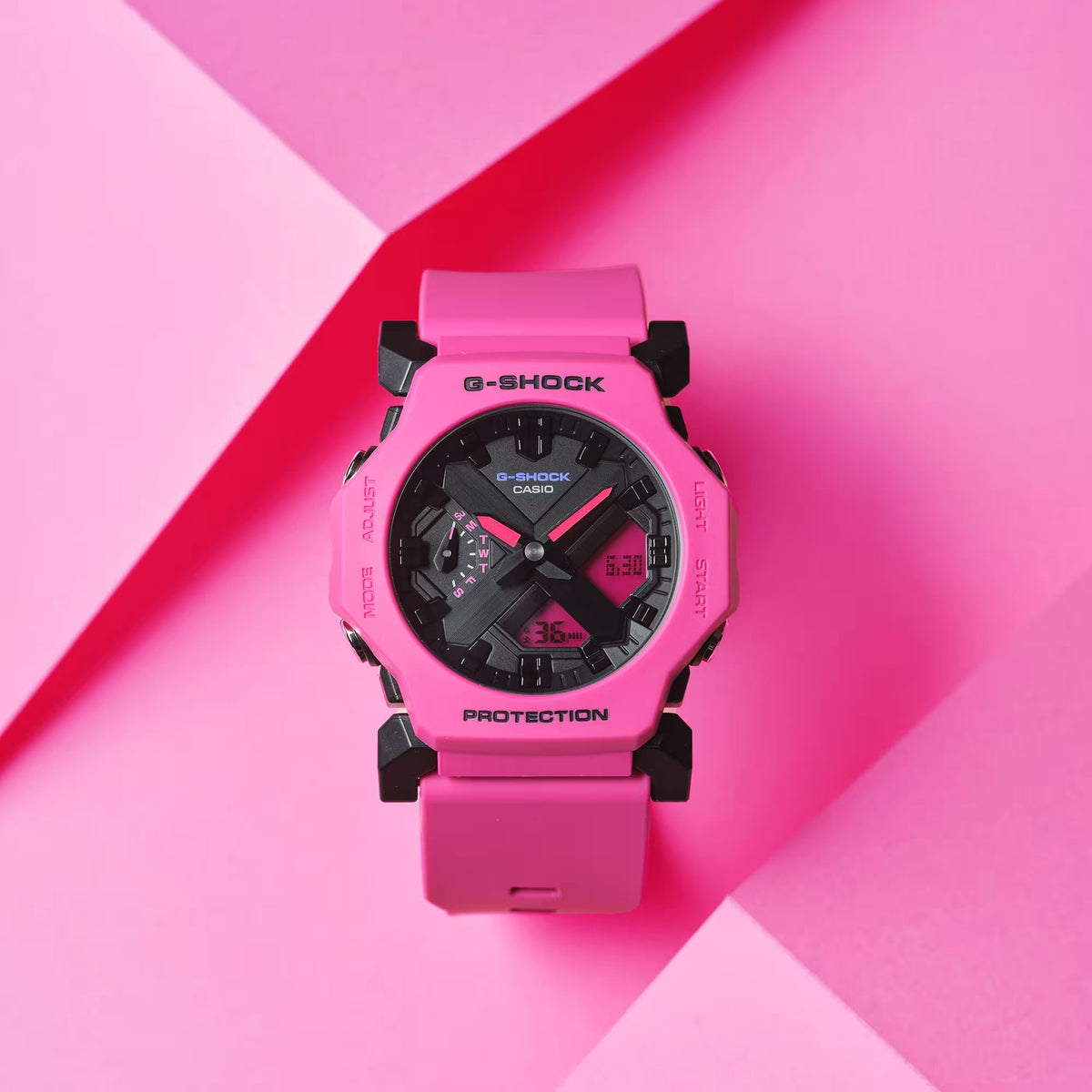Montre Casio G-Shock GA-2300-4A Homme Rose