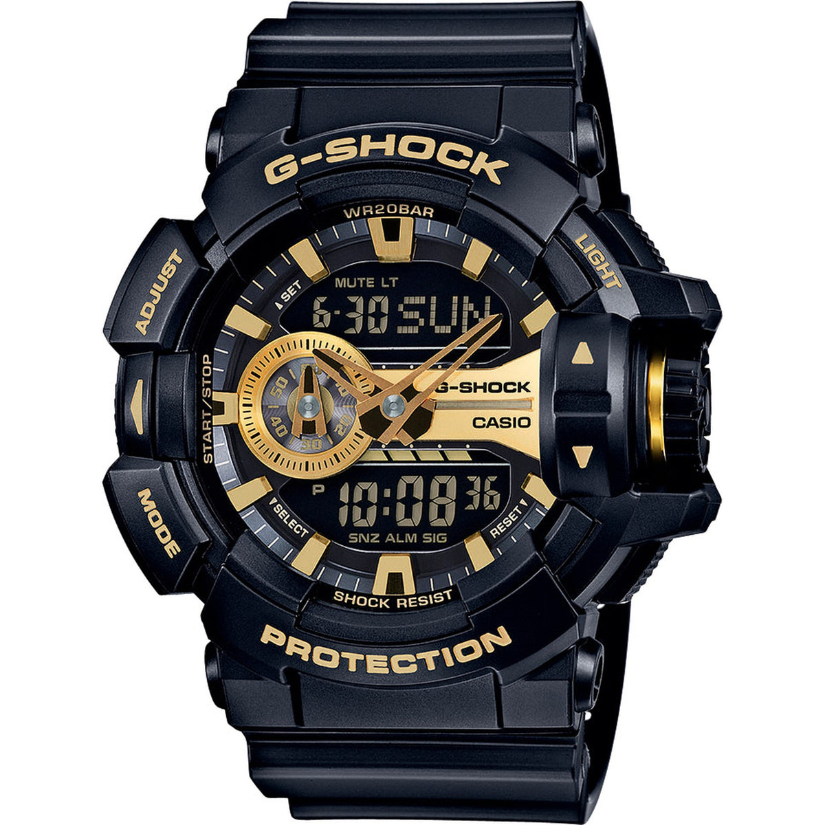 Casio G-Shock GA-400GB-1A9 Herrenuhr Schwarz Gold