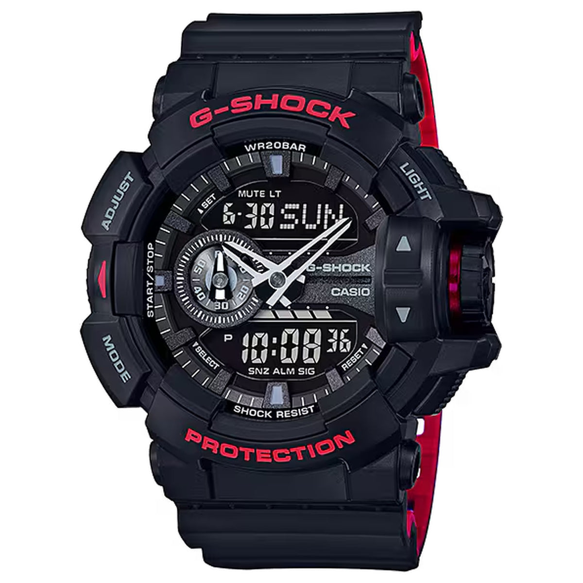 Casio G-Shock GA-400HR-1A Herrenuhr Schwarz Rot