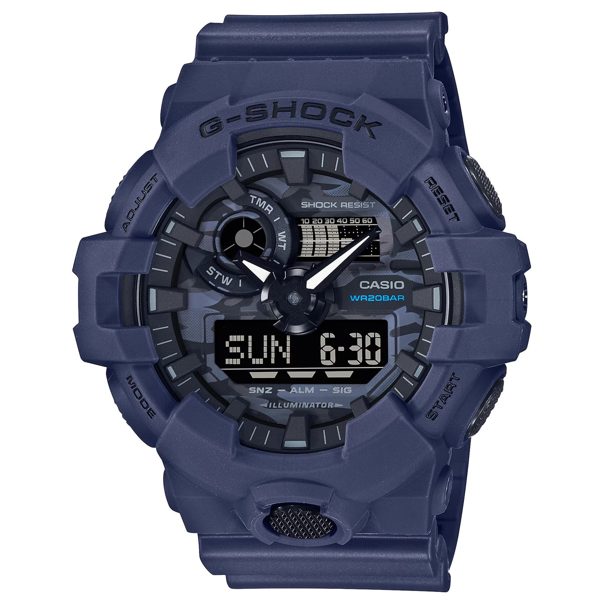 Casio G-Shock GA-700CA-2A Herrenuhr Blau