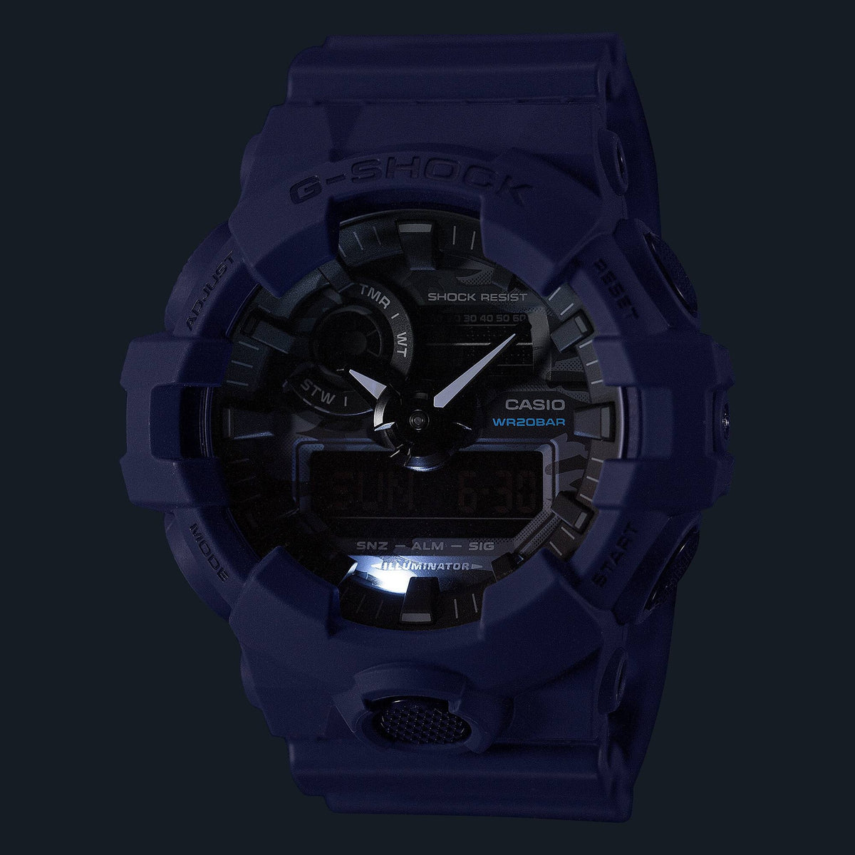Casio G-Shock GA-700CA-2A Herrenuhr Blau