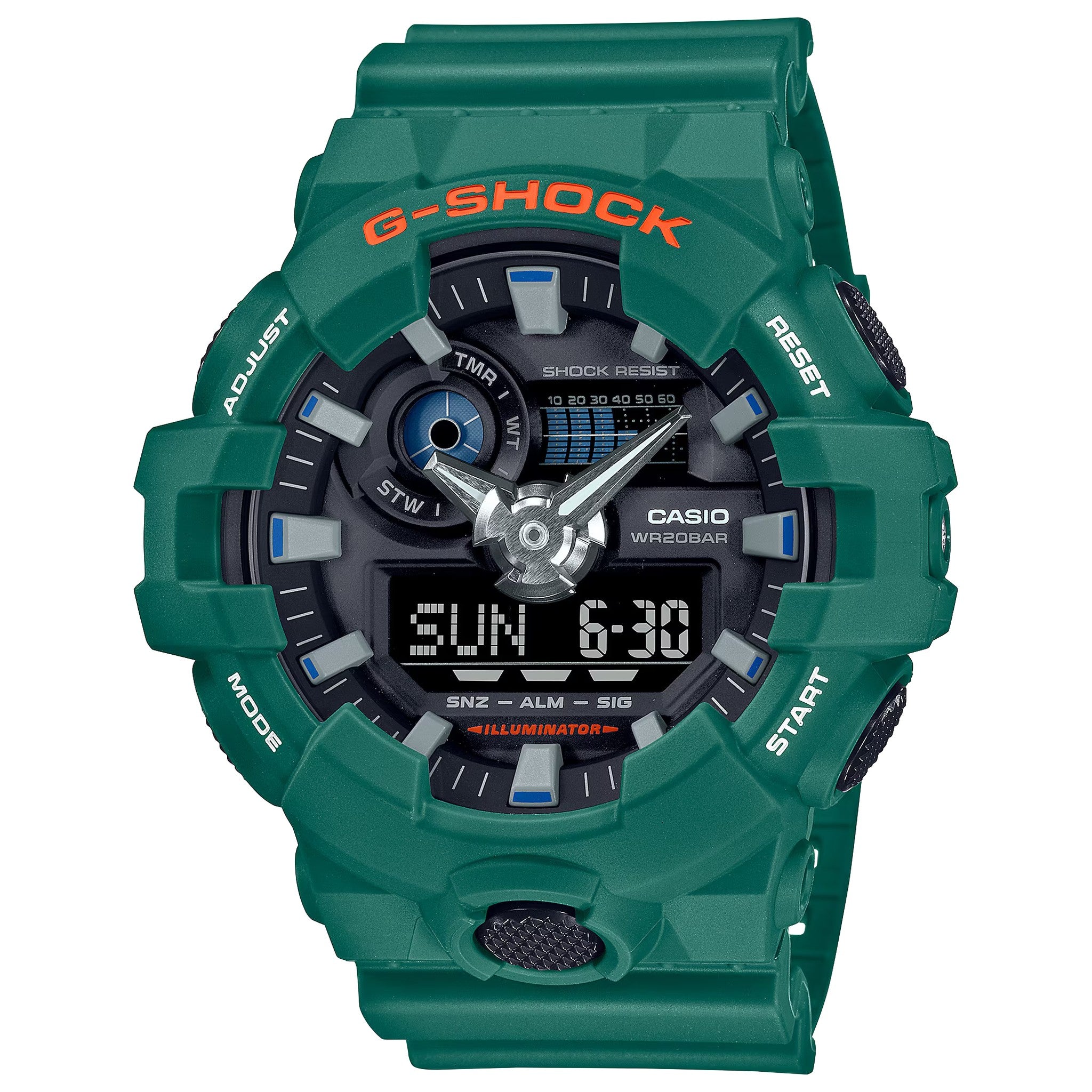 Montre Casio G-Shock GA-700SC-3A Homme Vert