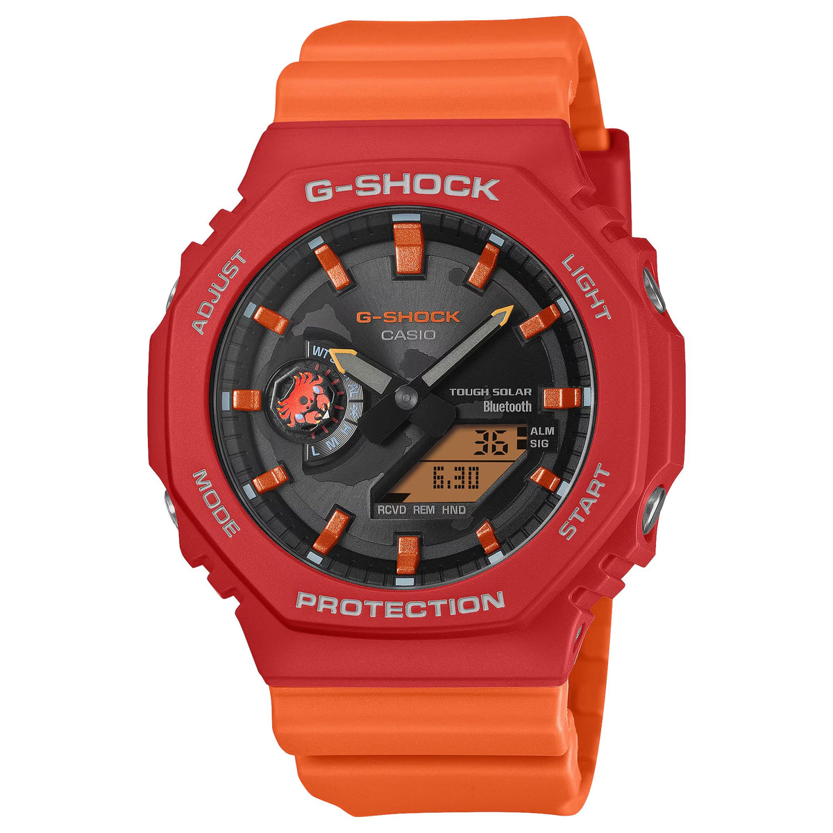 Casio G-Shock GA-B2100DF-4A Herrenuhr Rot Orange