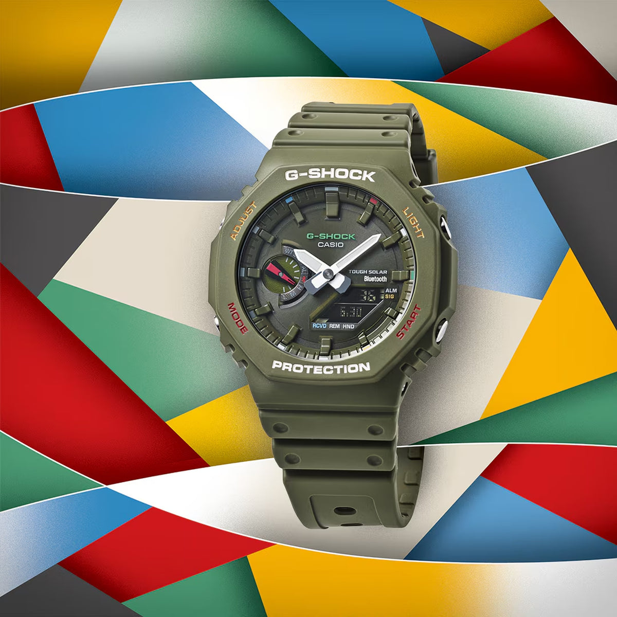Casio G-Shock GA-B2100FC-3A Herrenuhr Grün