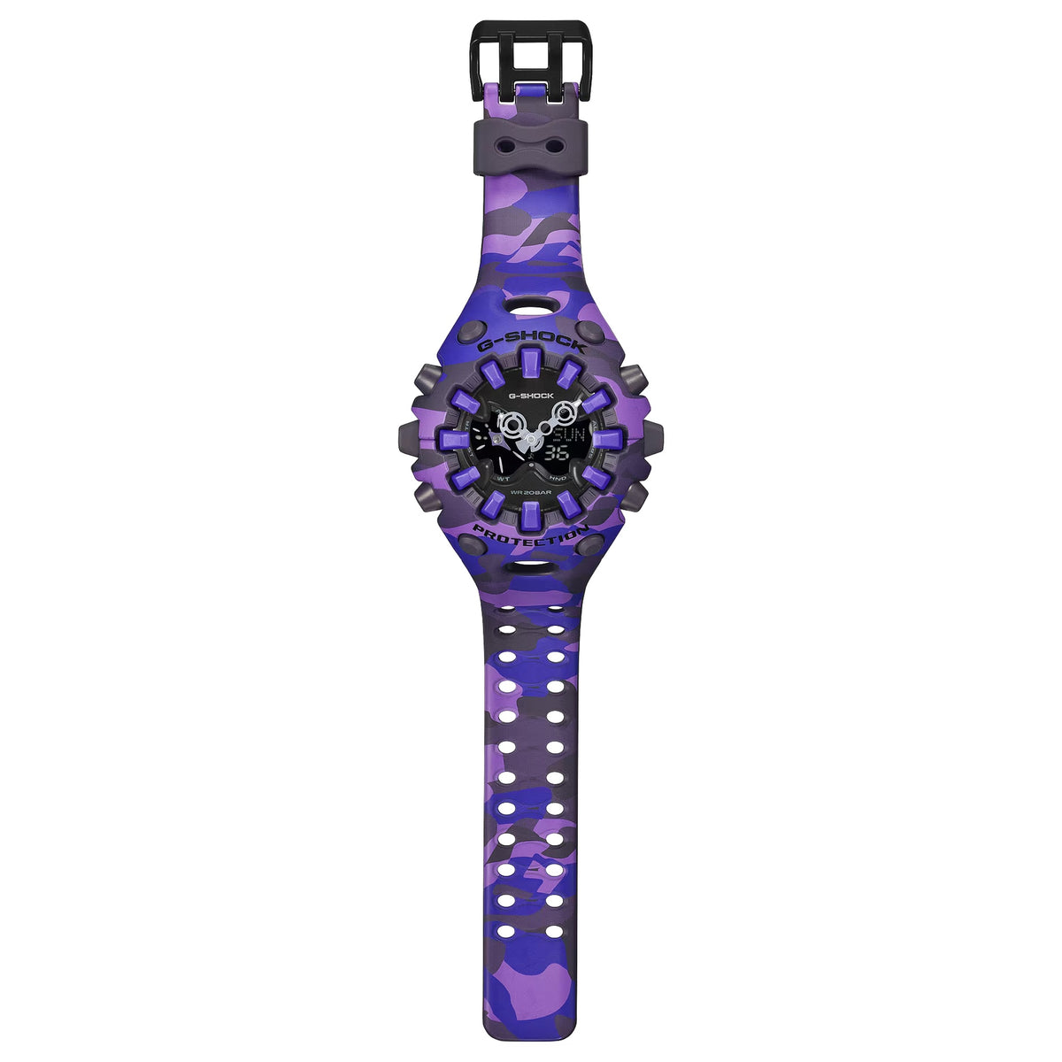 Casio G-Shock GA-V01CMG-6A Herrenuhr Camouflage Violett