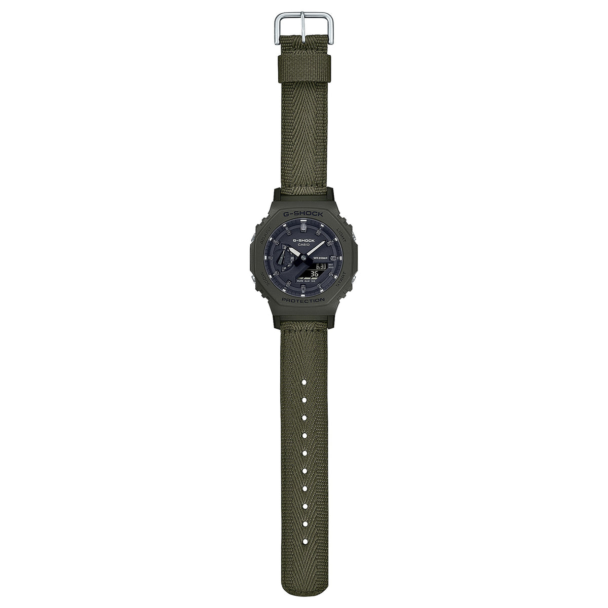 Montre Casio G-Shock GAE-2100GC-7A Homme Blanc Noir