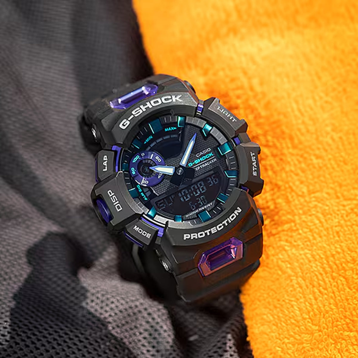 Casio G-Shock GBA-900-1A6 Herrenuhr Schwarz Violett