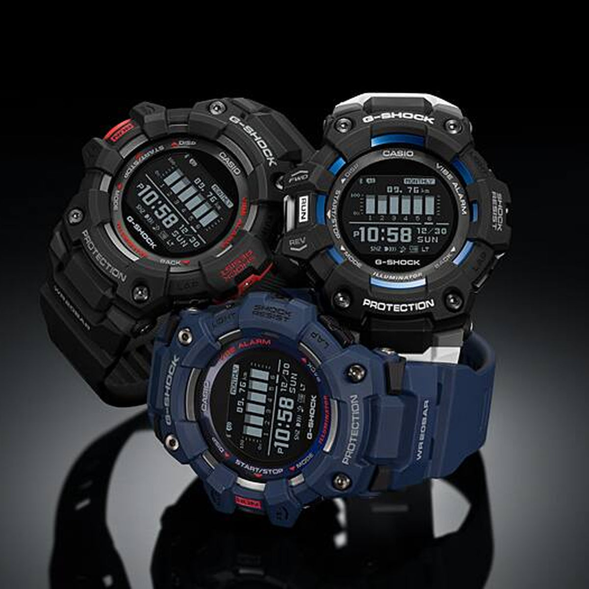 Casio G-Shock GBD-100-1 Herrenuhr Schwarz
