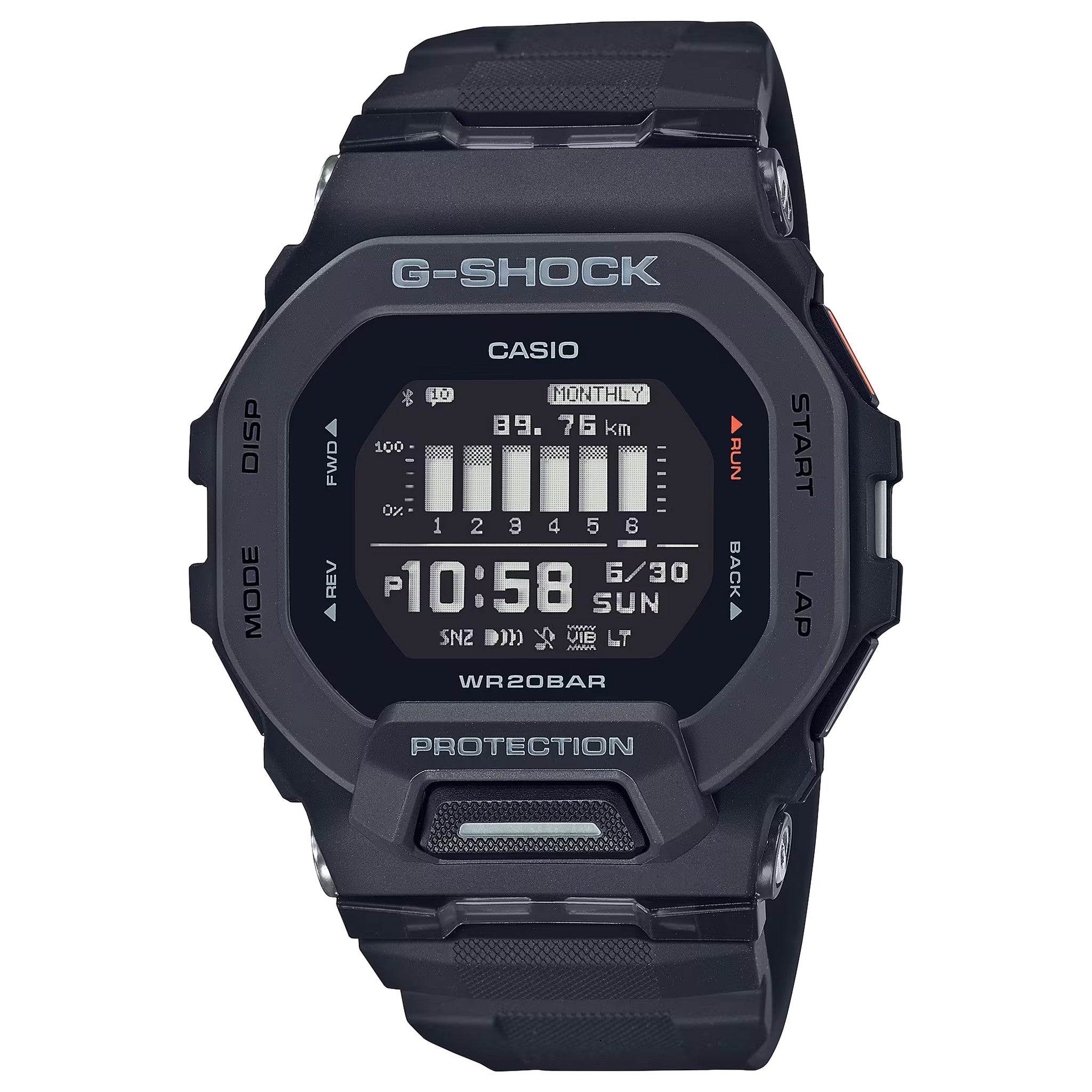 Casio G-Shock GBD-200-1 Herrenuhr Schwarz
