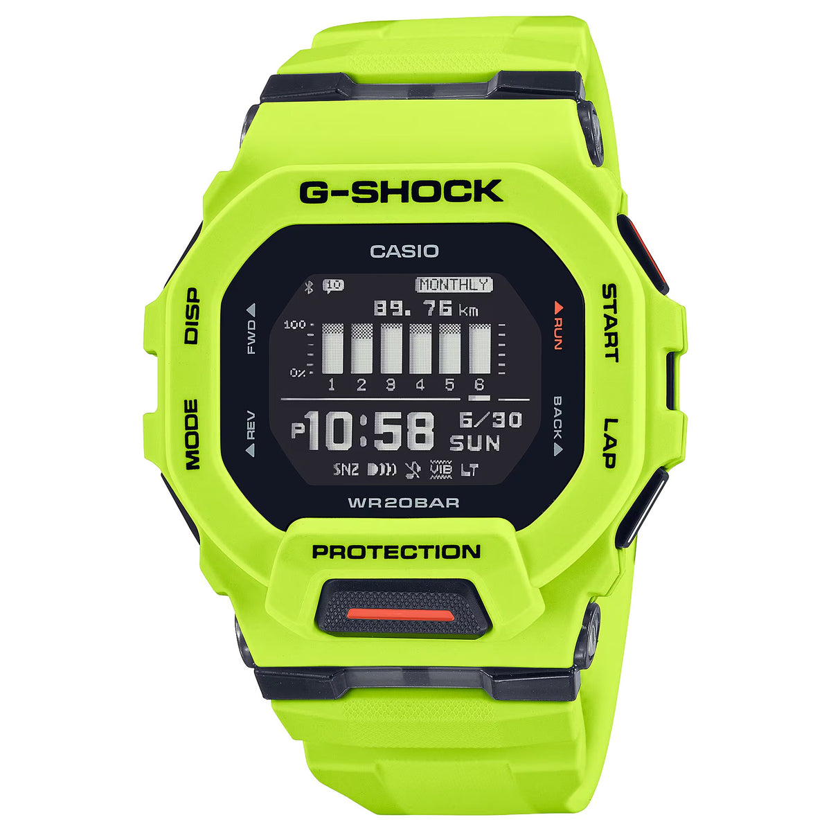 Montre Casio G-Shock GBD-200-9 Homme Jaune